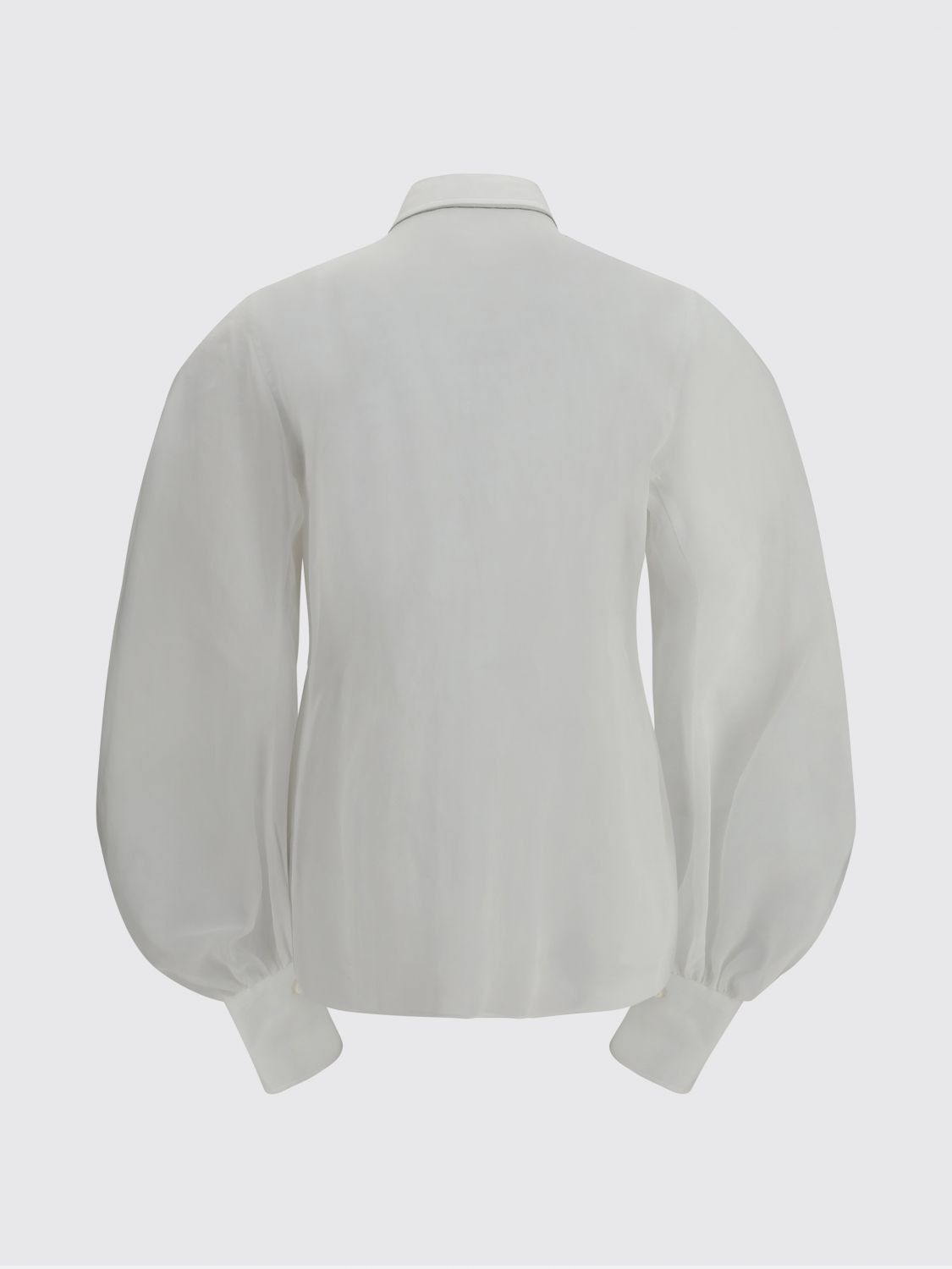 Brunello Cucinelli Brunello Cucinelli Shirt Woman White Size L / US 10 / IT 46 - 3 Thumbnail