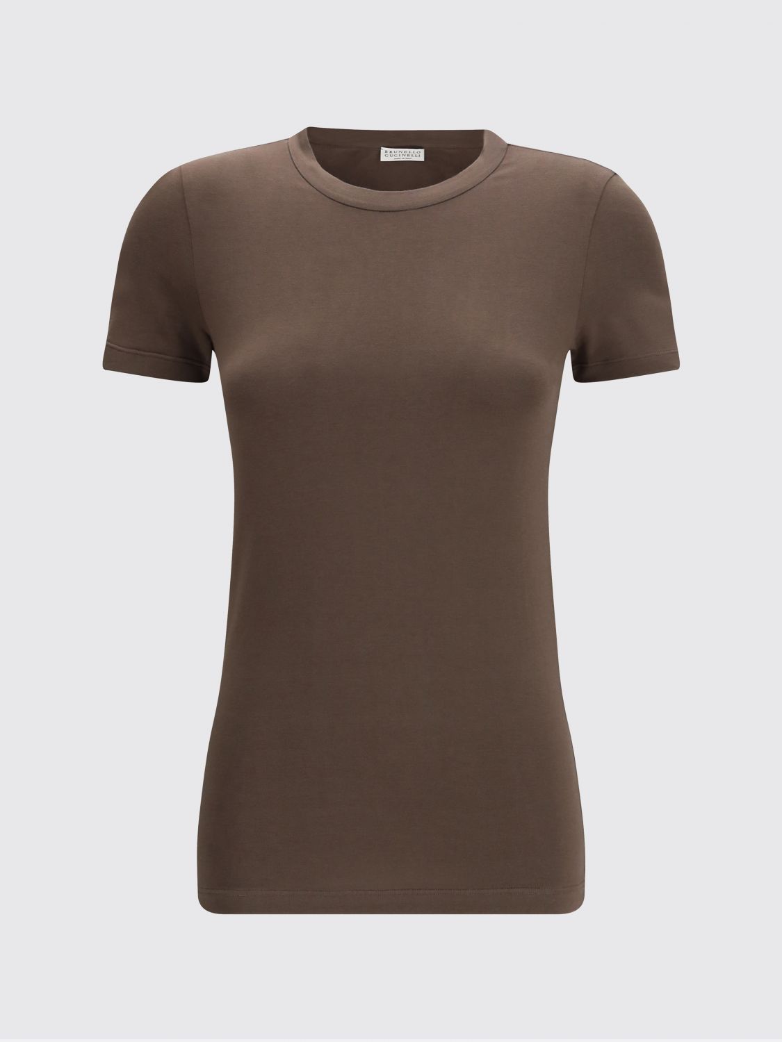 Brunello Cucinelli Brunello Cucinelli T-Shirt Woman Brown Size L / US 10 / IT 46 - 2 Thumbnail