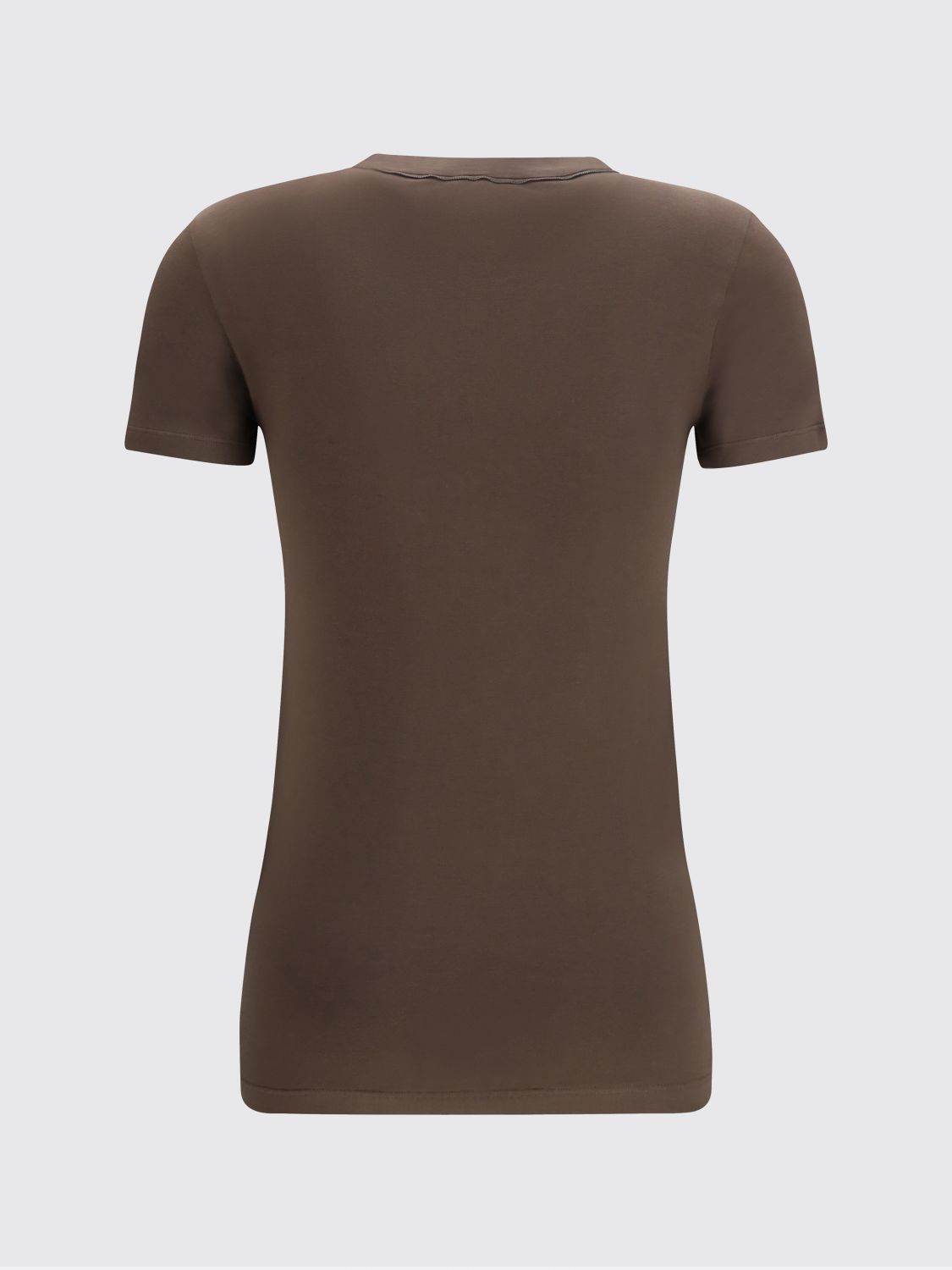 Brunello Cucinelli Brunello Cucinelli T-Shirt Woman Brown Size L / US 10 / IT 46 - 3 Thumbnail