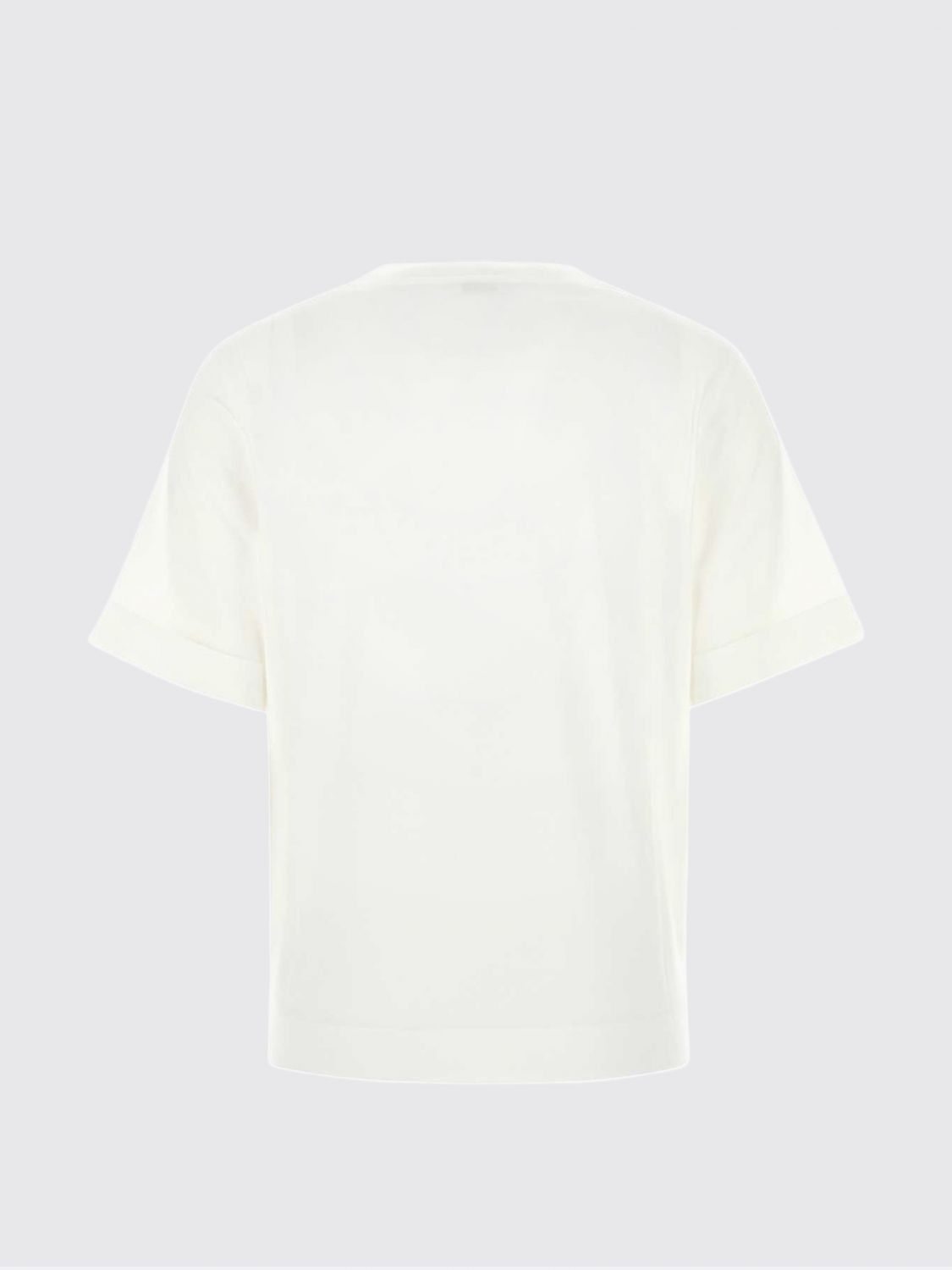 Brunello Cucinelli Brunello Cucinelli T-Shirt Woman White Size L / US 10 / IT 46 - 3 Thumbnail