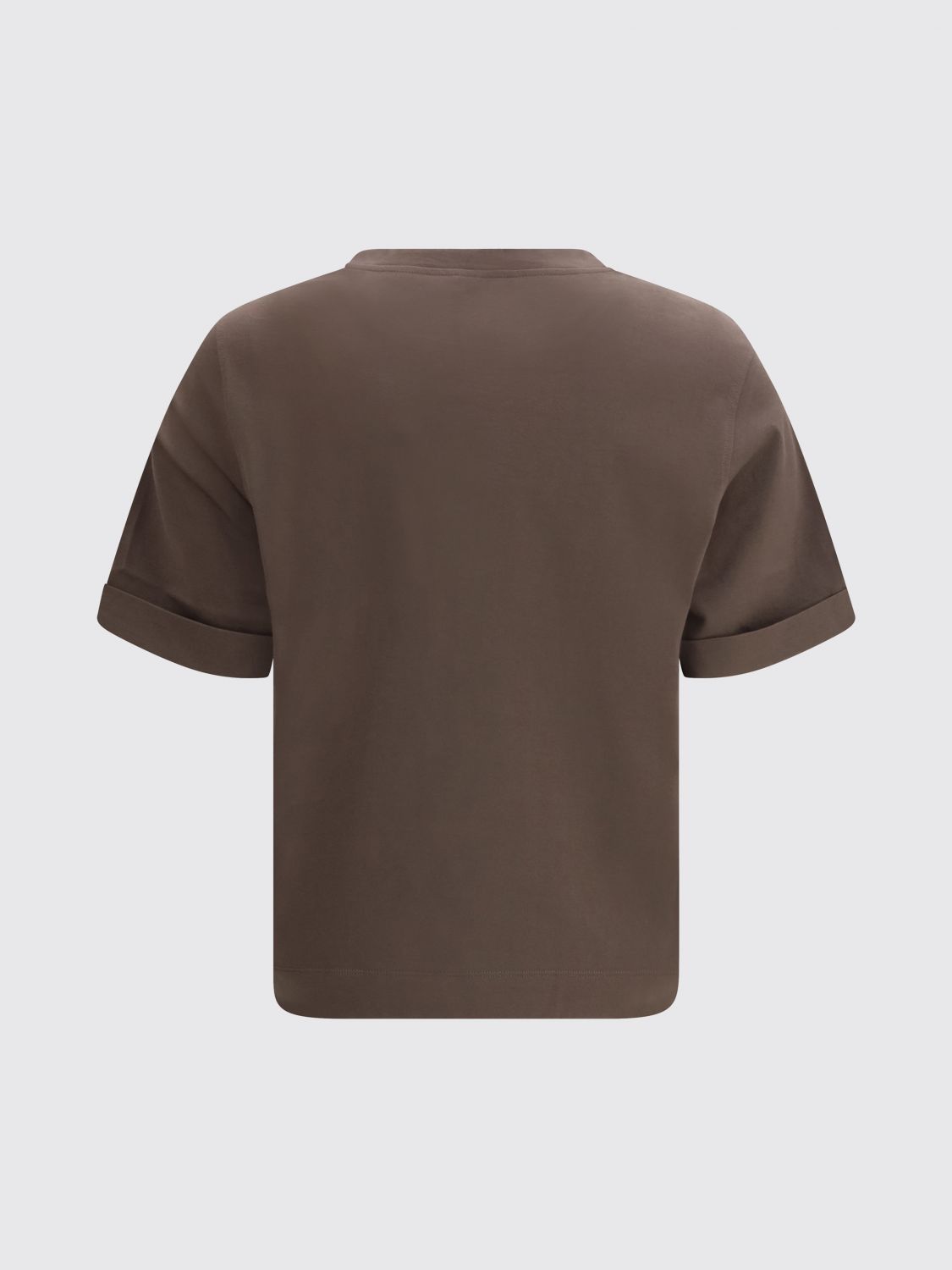 Brunello Cucinelli Brunello Cucinelli T-Shirt Woman Brown Size XS / US 0-2 / IT 36-38 - 3 Thumbnail