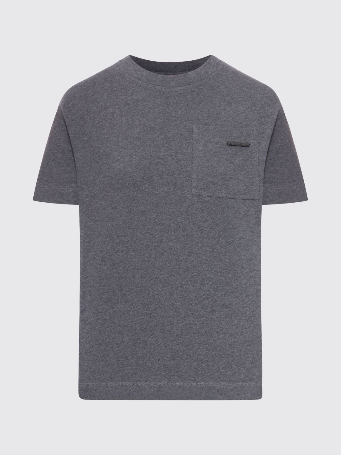Brunello Cucinelli Brunello Cucinelli T-Shirt Woman Grey Size M / US 6-8 / IT 42-44 - 2 Thumbnail