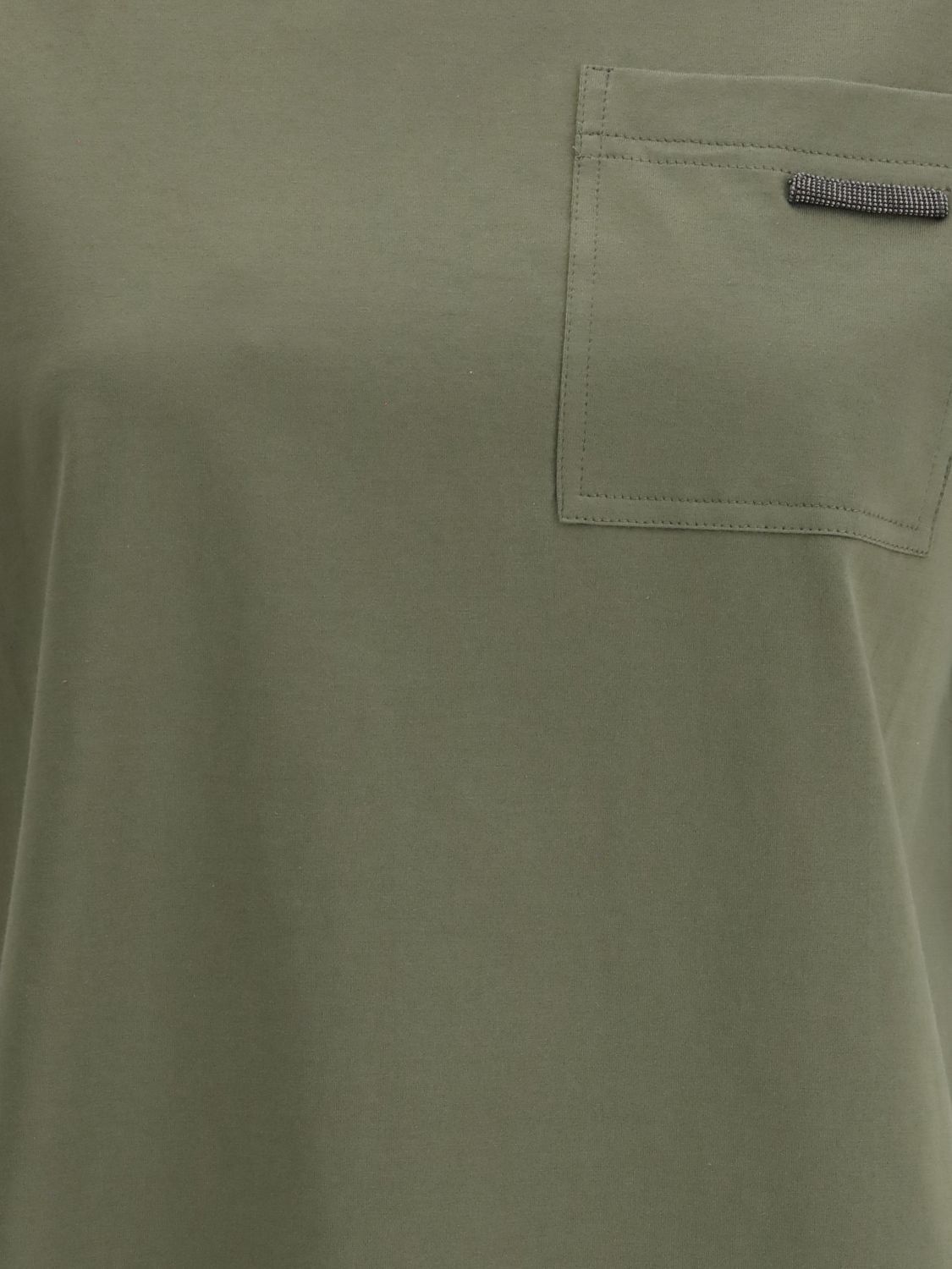 Brunello Cucinelli Brunello Cucinelli T-Shirt Woman Green Size M / US 6-8 / IT 42-44 - 4 Thumbnail