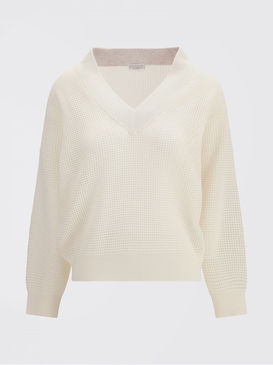 Brunello Cucinelli Brunello Cucinelli Sweater Woman Smoke Grey Size M / US 6-8 / IT 42-44 - 2 Thumbnail