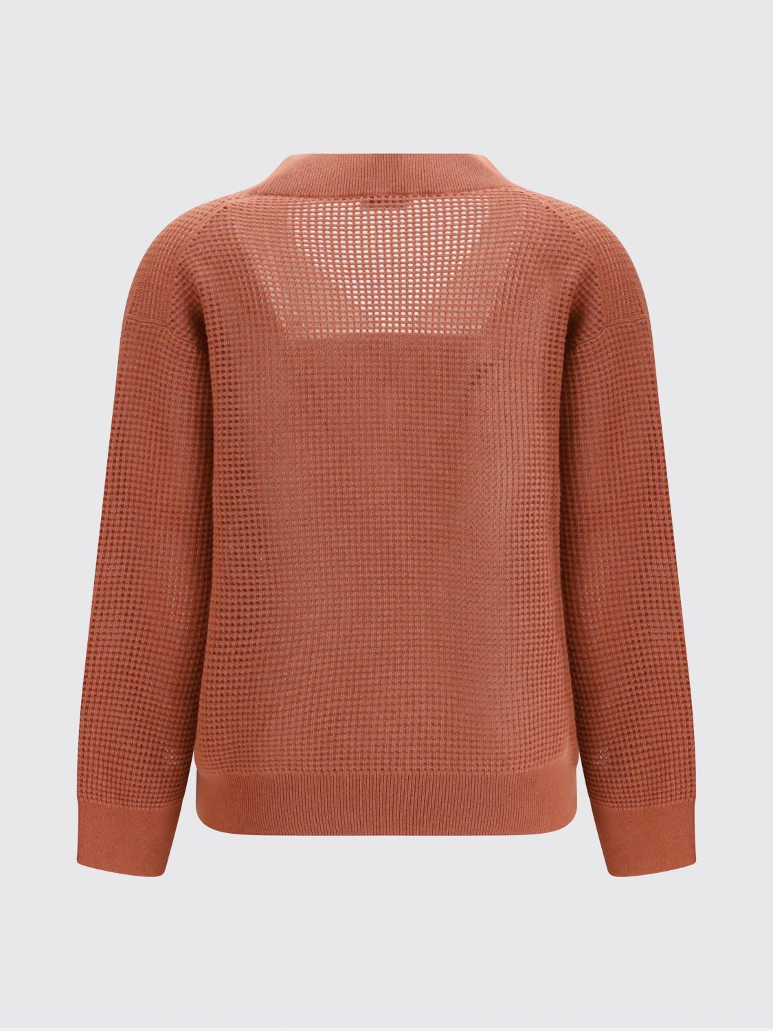 Brunello Cucinelli Brunello Cucinelli Sweater Woman Orange Size S / US 4 / IT 40 - 3 Thumbnail