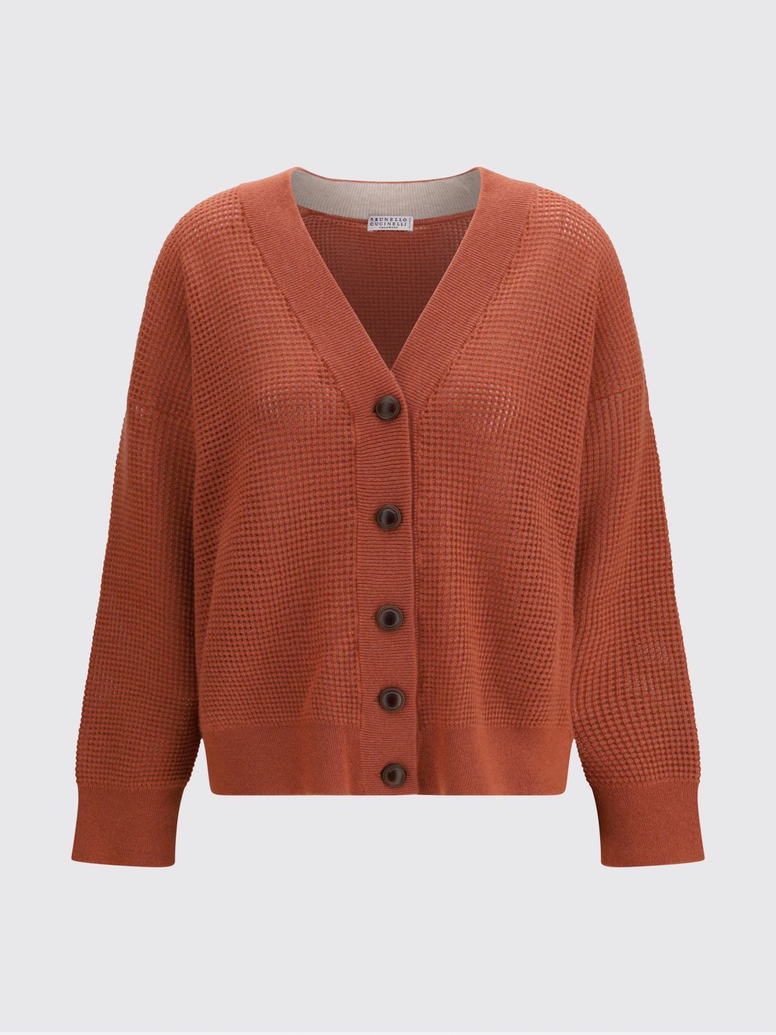 Brunello Cucinelli Brunello Cucinelli Sweater Woman Orange Size S / US 4 / IT 40 - 2 Thumbnail