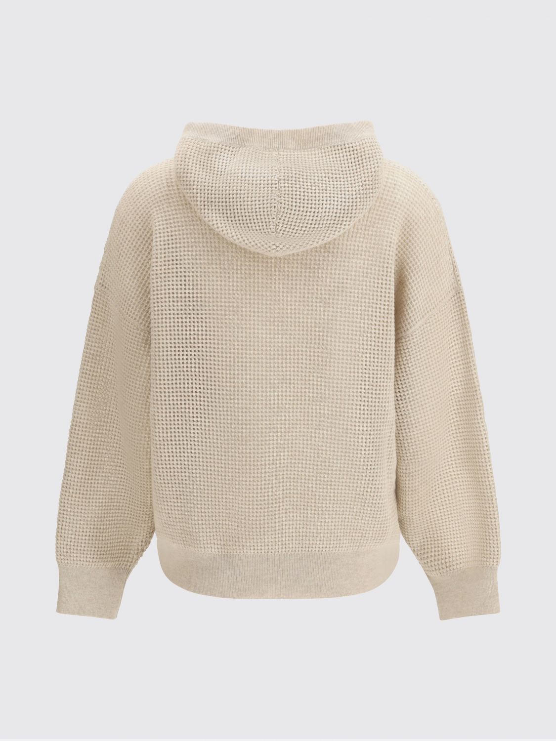 Brunello Cucinelli Brunello Cucinelli Sweatshirt Woman Beige Size M / US 6-8 / IT 42-44 - 3 Thumbnail