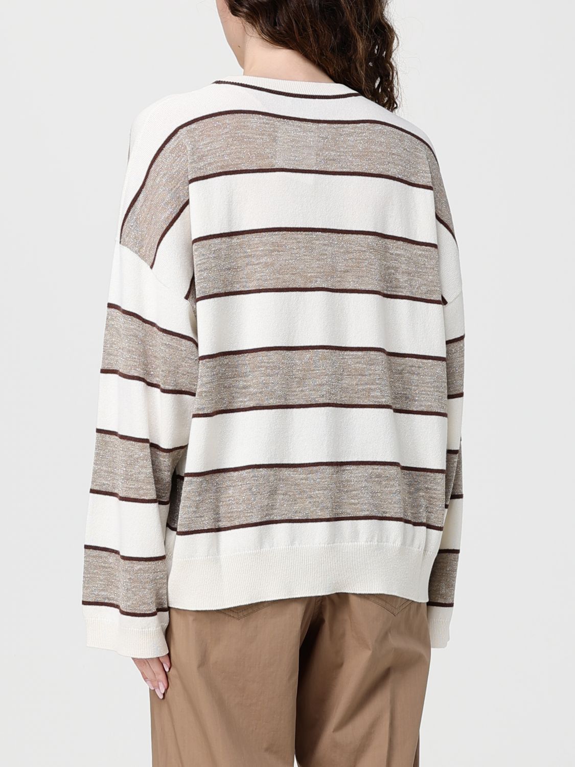 Brunello Cucinelli Brunello Cucinelli Sweater Woman Brown Size M / US 6-8 / IT 42-44 - 3 Thumbnail
