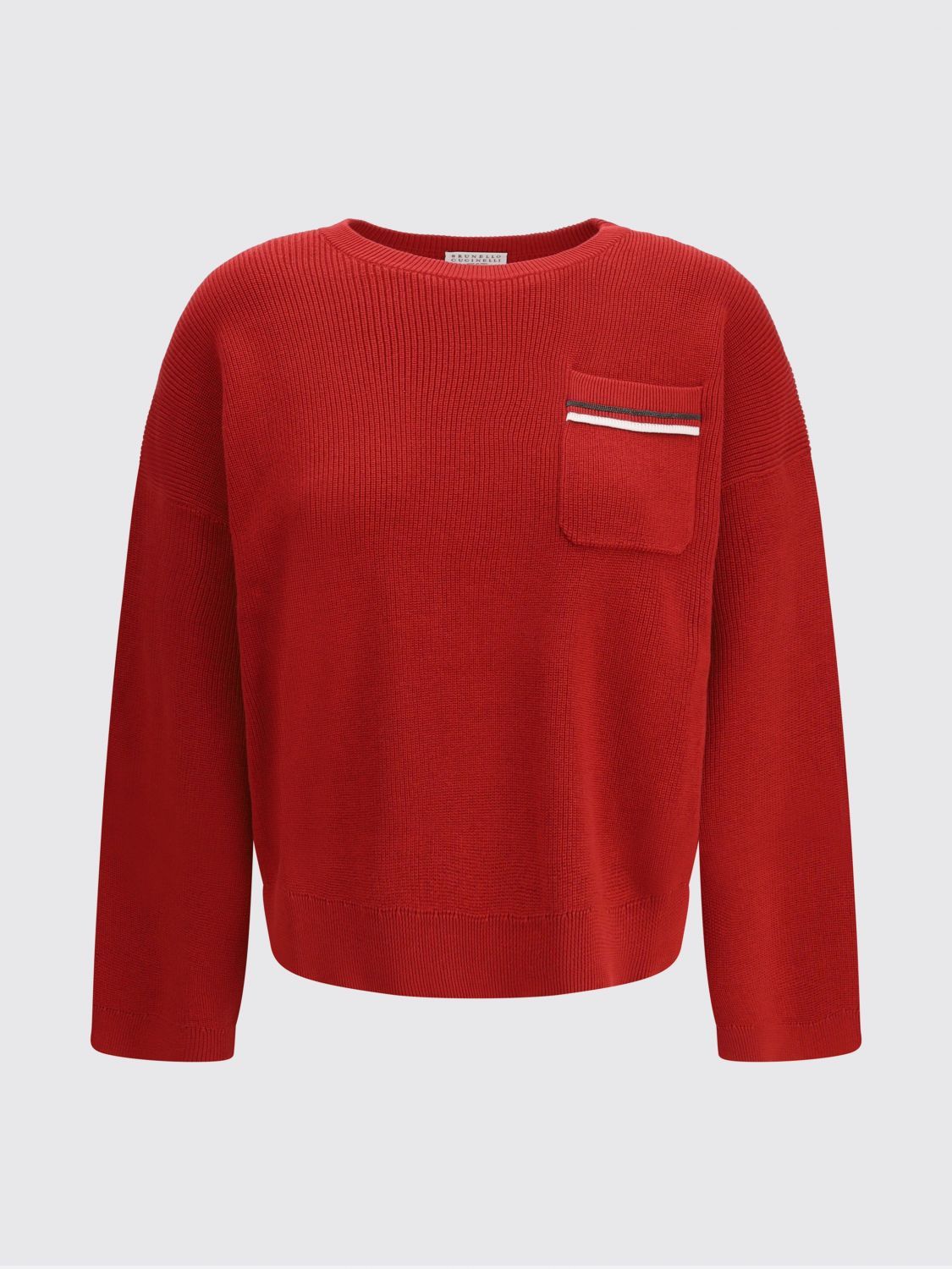 Brunello Cucinelli Brunello Cucinelli Sweater Woman Red Size M / US 6-8 / IT 42-44 - 2 Thumbnail