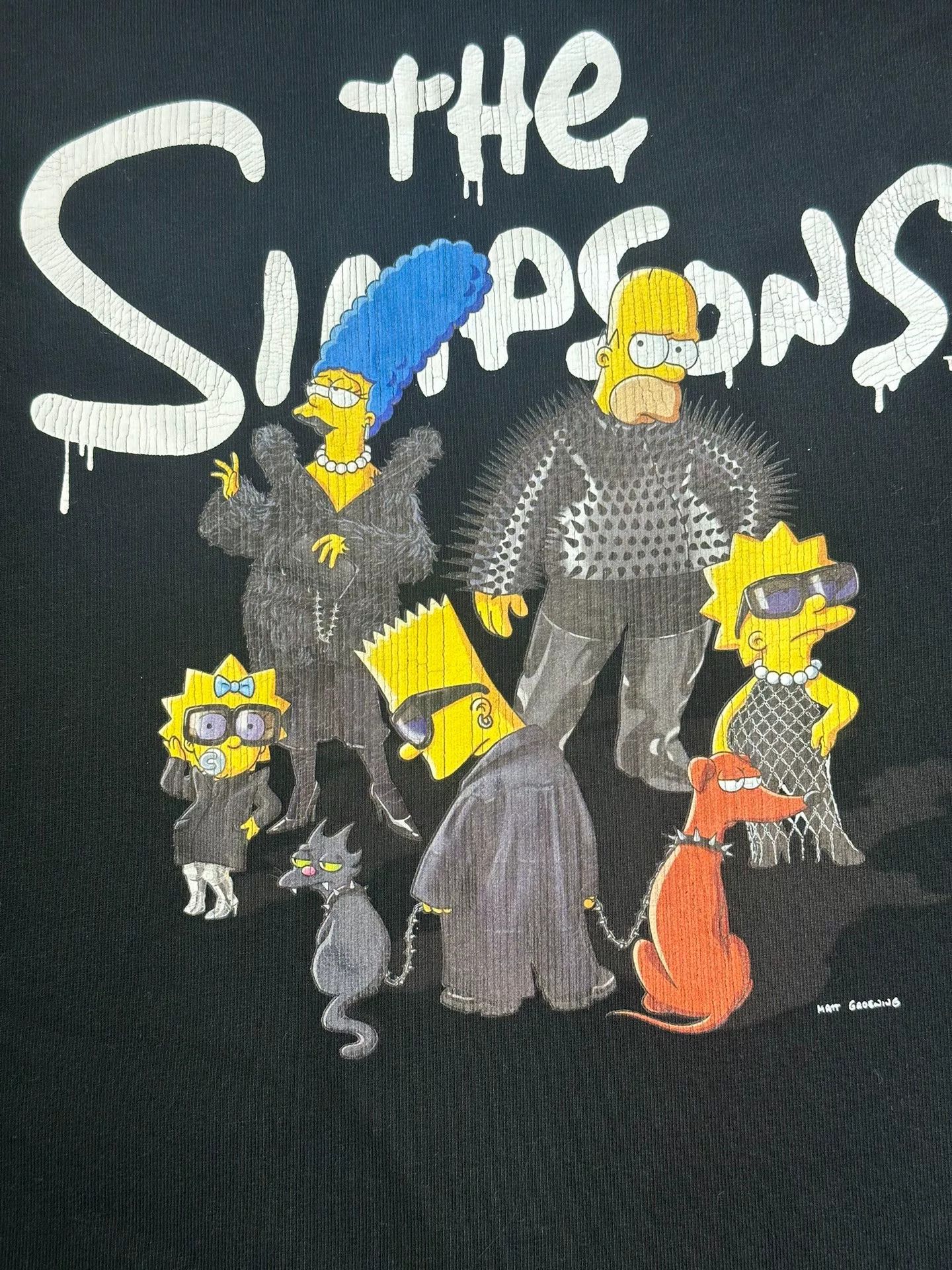 Balenciaga Balenciaga The Simpsons Graphic Hoodie M Size US M / EU 48-50 / 2 - 4 Thumbnail