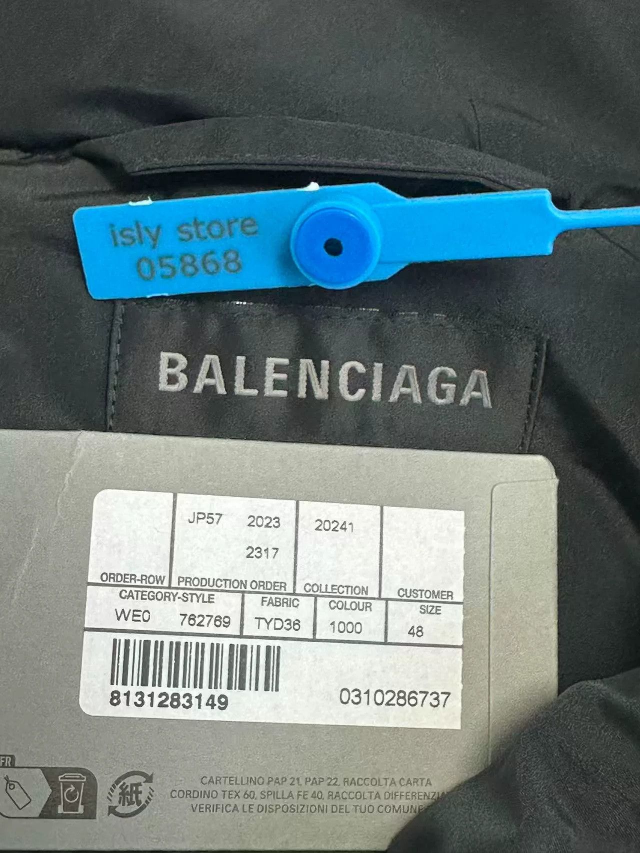 Balenciaga Balenciaga Logo Print Puffer Vest EU 48 Size US M / EU 48-50 / 2 - 5 Thumbnail