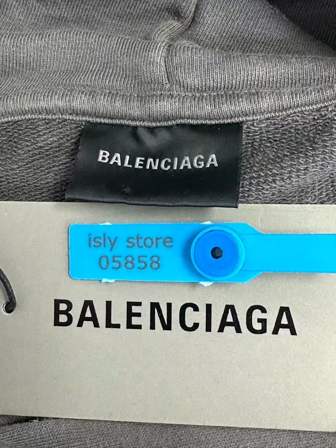 Balenciaga Balenciaga Embroidered Logo Hoodie Size M Size US M / EU 48-50 / 2 - 5 Thumbnail