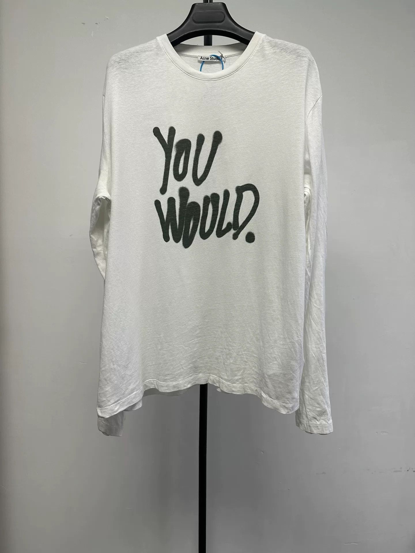 Acne Studios Acne Studios You Would Graffiti Long Sleeve T-Shirt Size S Size US S / EU 44-46 / 1 - 2 Thumbnail