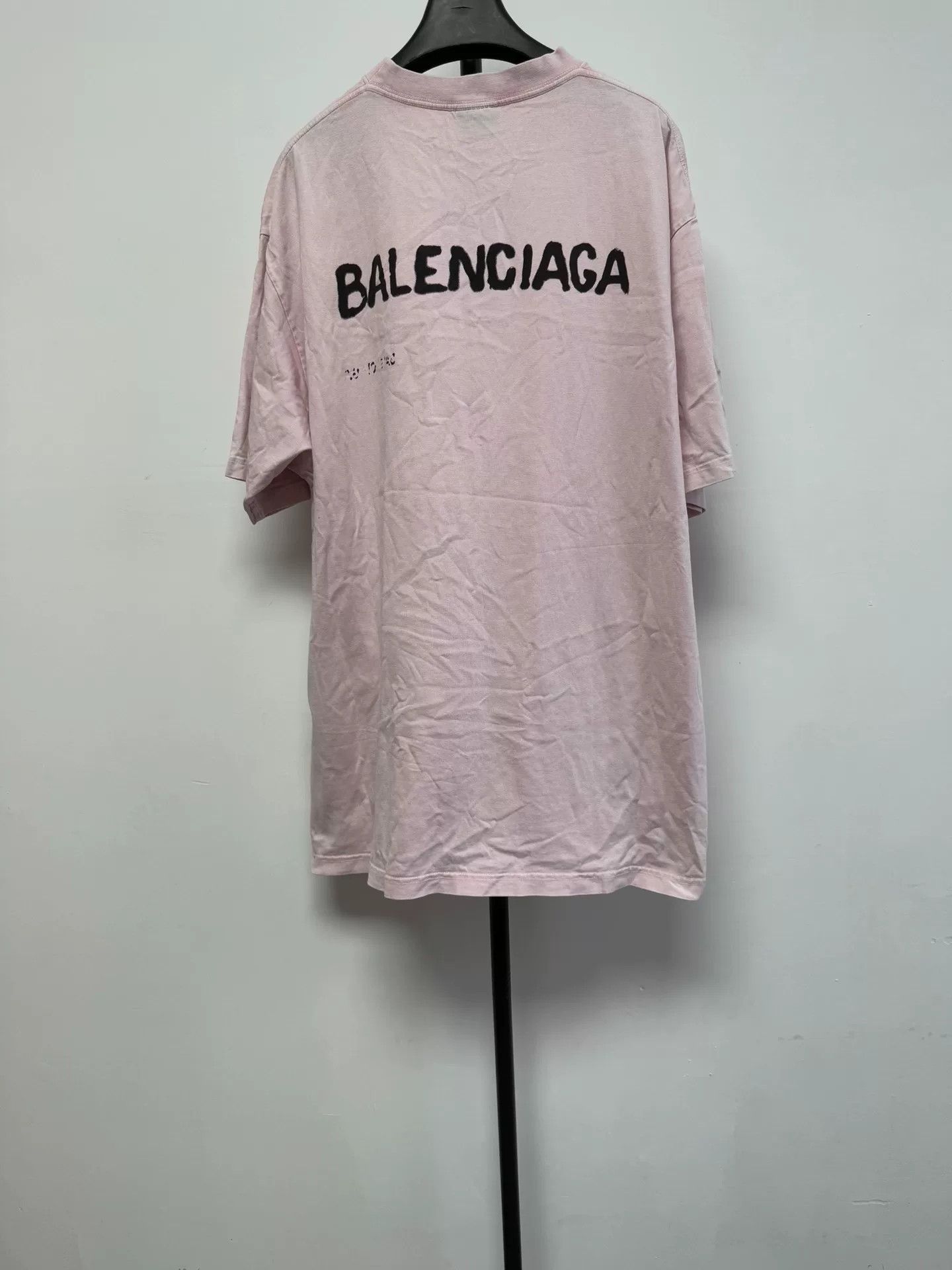 Balenciaga Balenciaga Blurry Logo Print T-Shirt Size M Size US M / EU 48-50 / 2 - 3 Thumbnail