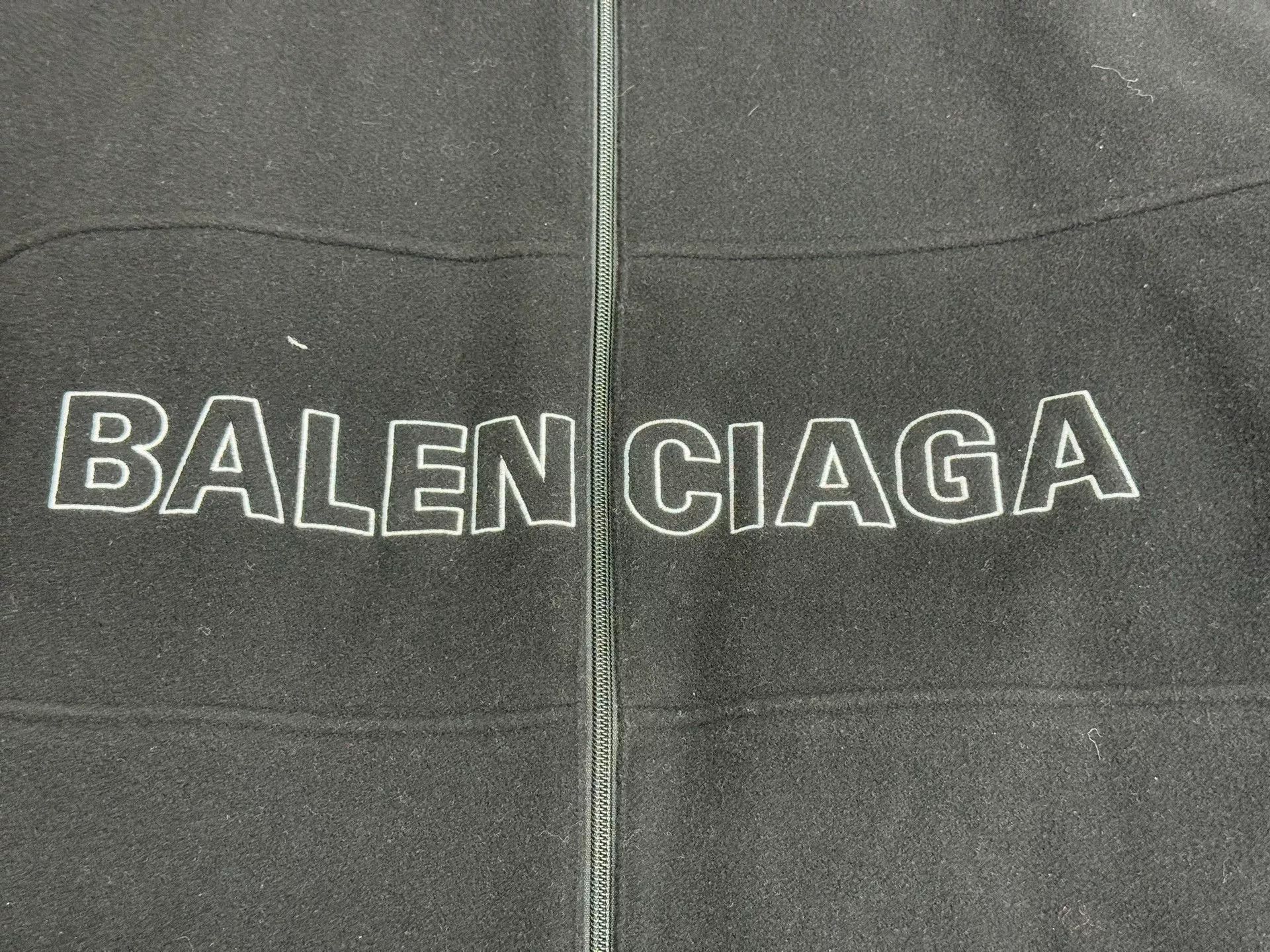 Balenciaga Balenciaga Logo Print Zip-Up Jacket Size 50 Size US M / EU 48-50 / 2 - 4 Thumbnail
