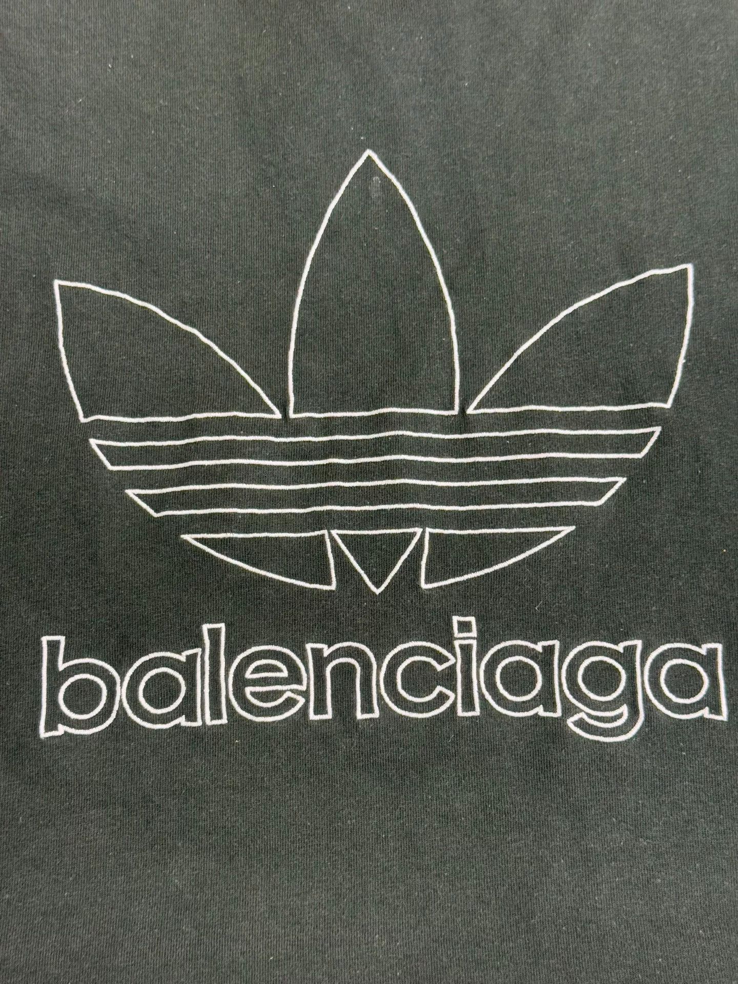 Balenciaga Balenciaga x Adidas Logo Print T-Shirt Size 2 Size US M / EU 48-50 / 2 - 4 Thumbnail