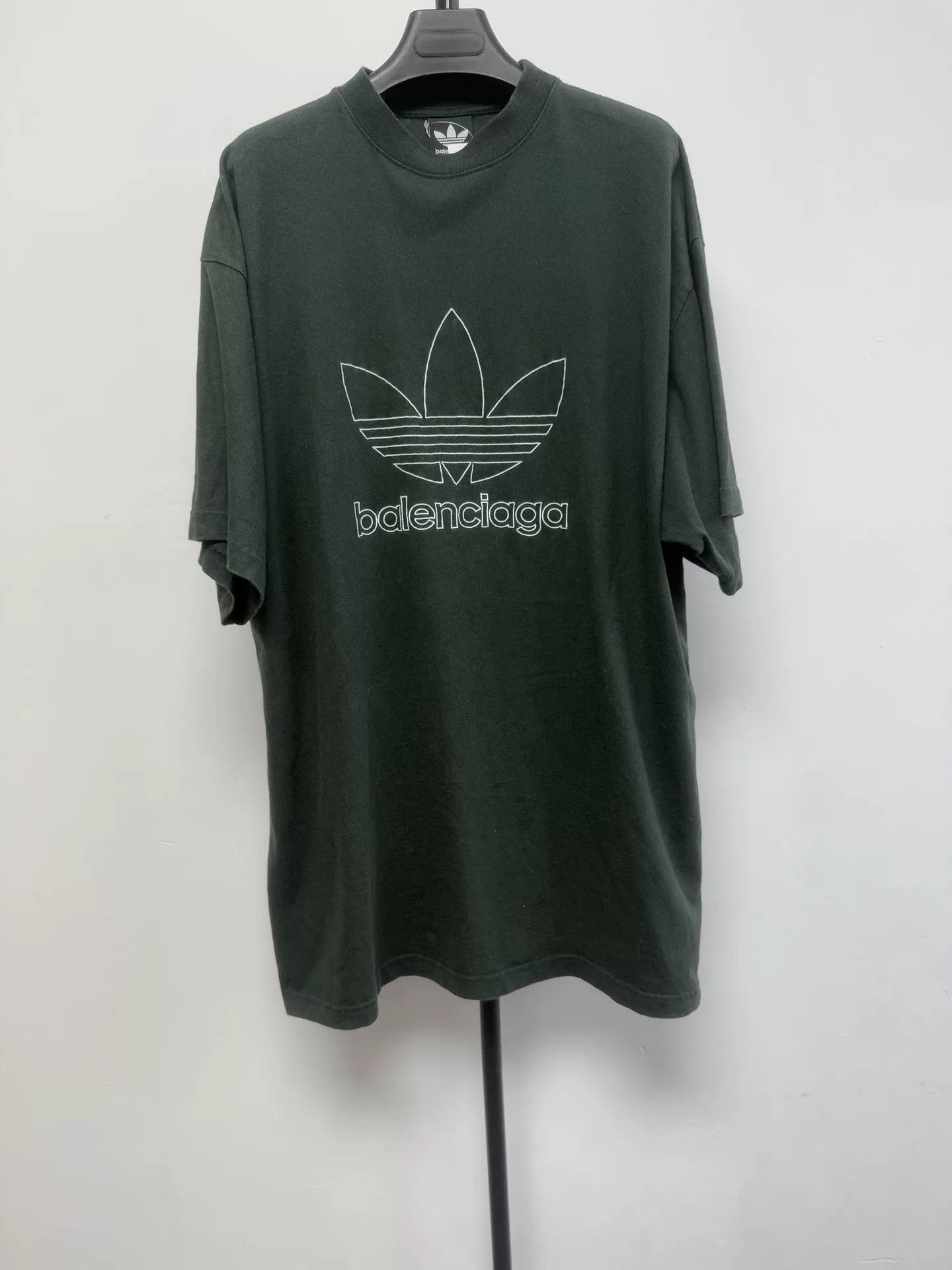 Balenciaga Balenciaga x Adidas Logo Print T-Shirt Size 2 Size US M / EU 48-50 / 2 - 2 Thumbnail