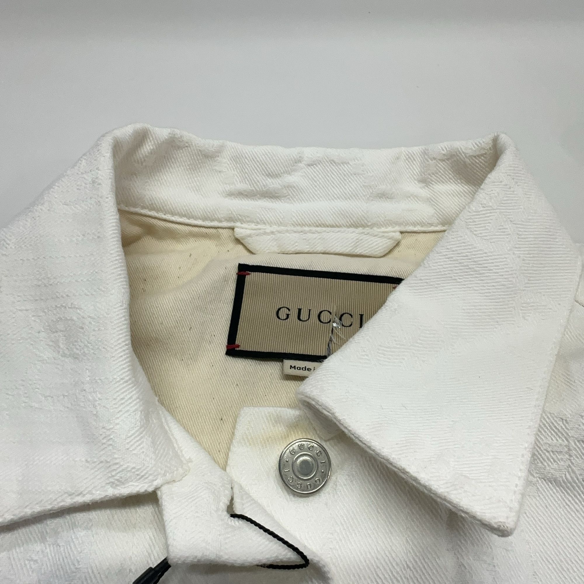 Gucci Gucci GG Jacquard Denim Jacket Size 40 Size S / US 4 / IT 40 - 9 Thumbnail
