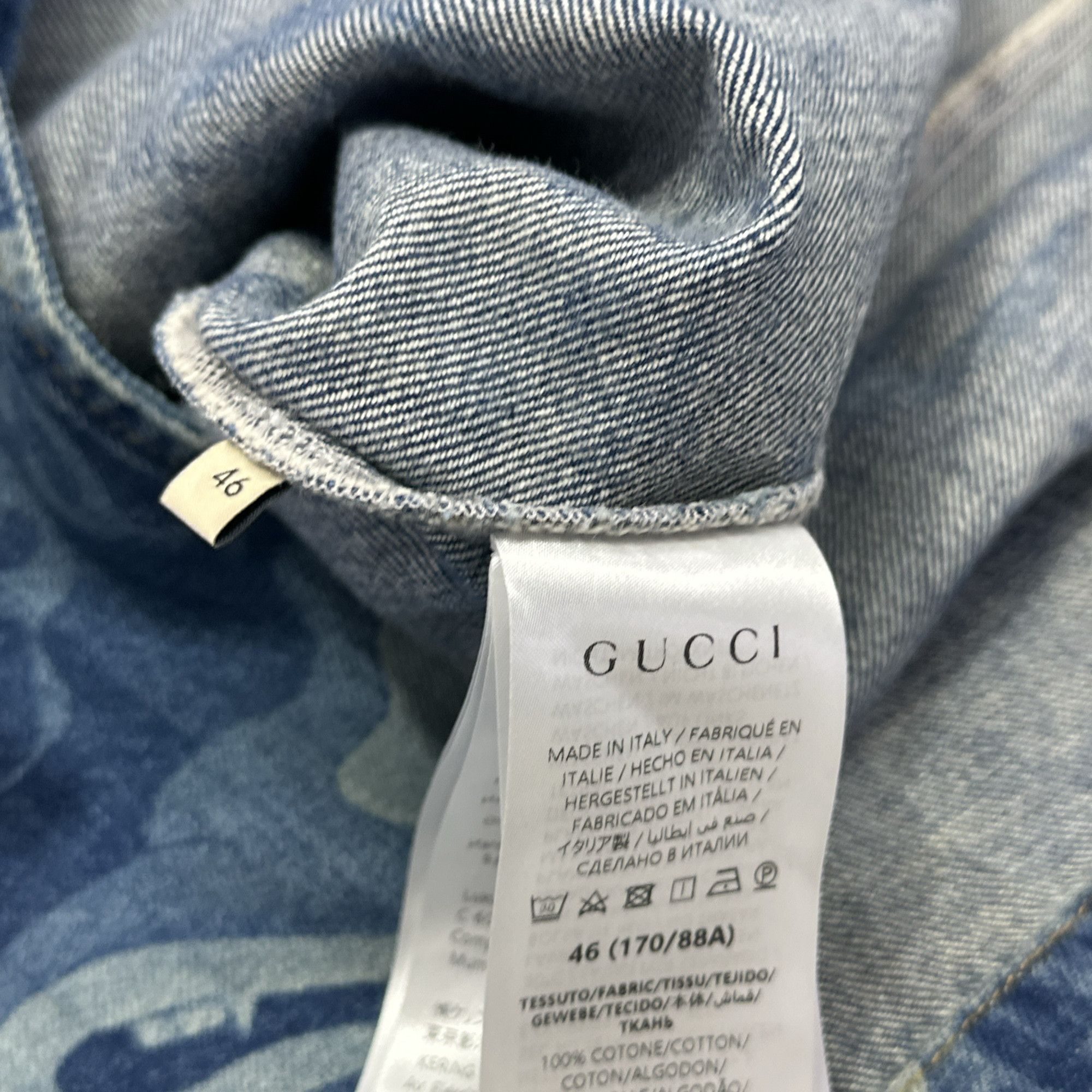 Gucci Gucci GG Logo Heart Print Short Sleeve Shirt EU 46 Size US S / EU 44-46 / 1 - 4 Thumbnail