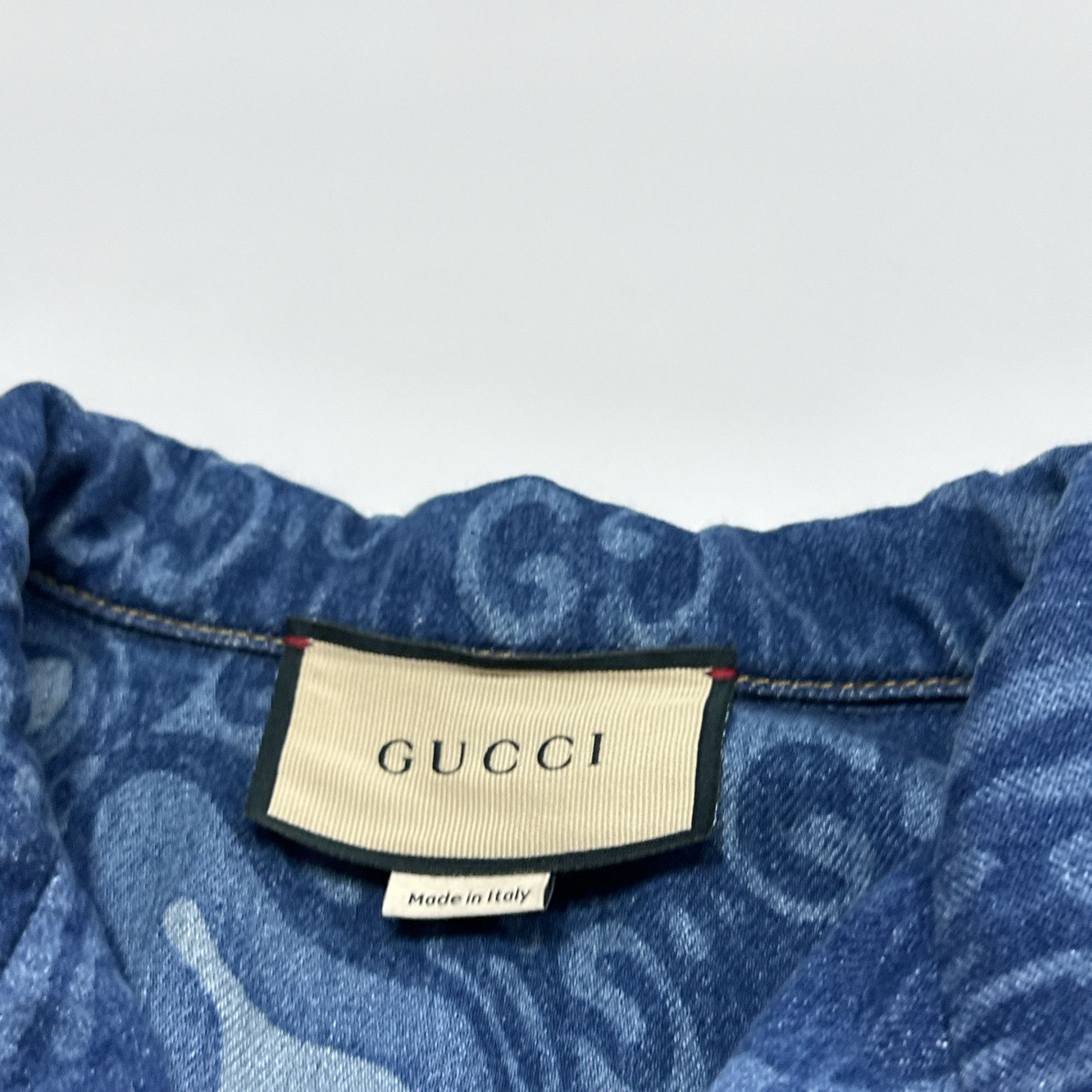 Gucci Gucci GG Logo Heart Print Short Sleeve Shirt EU 46 Size US S / EU 44-46 / 1 - 5 Thumbnail