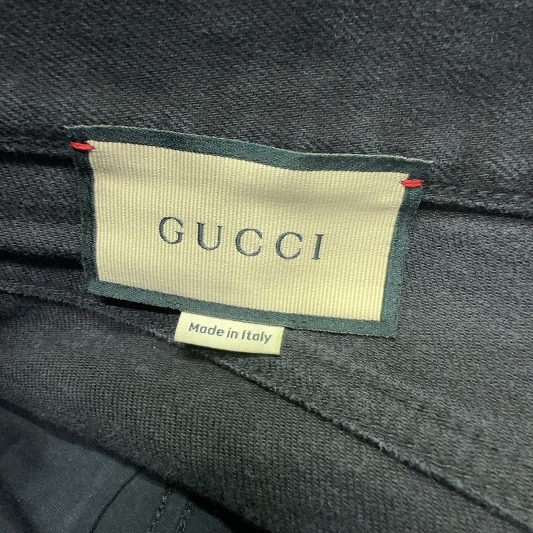 Gucci Gucci SS22 Aria Black Cotton Jeans 32 Size US 32 / EU 48 - 3 Thumbnail