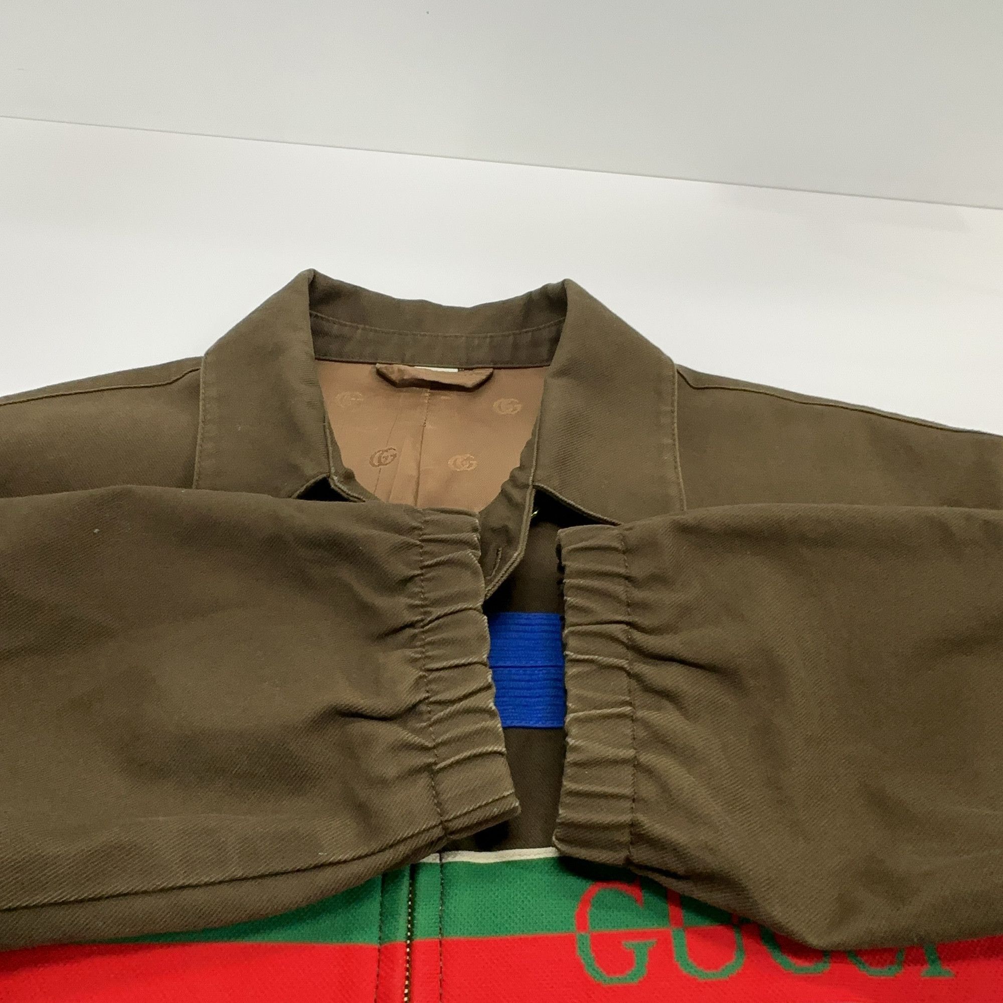 Gucci Gucci Striped Cotton Zip Jacket 46 Size US S / EU 44-46 / 1 - 12 Thumbnail