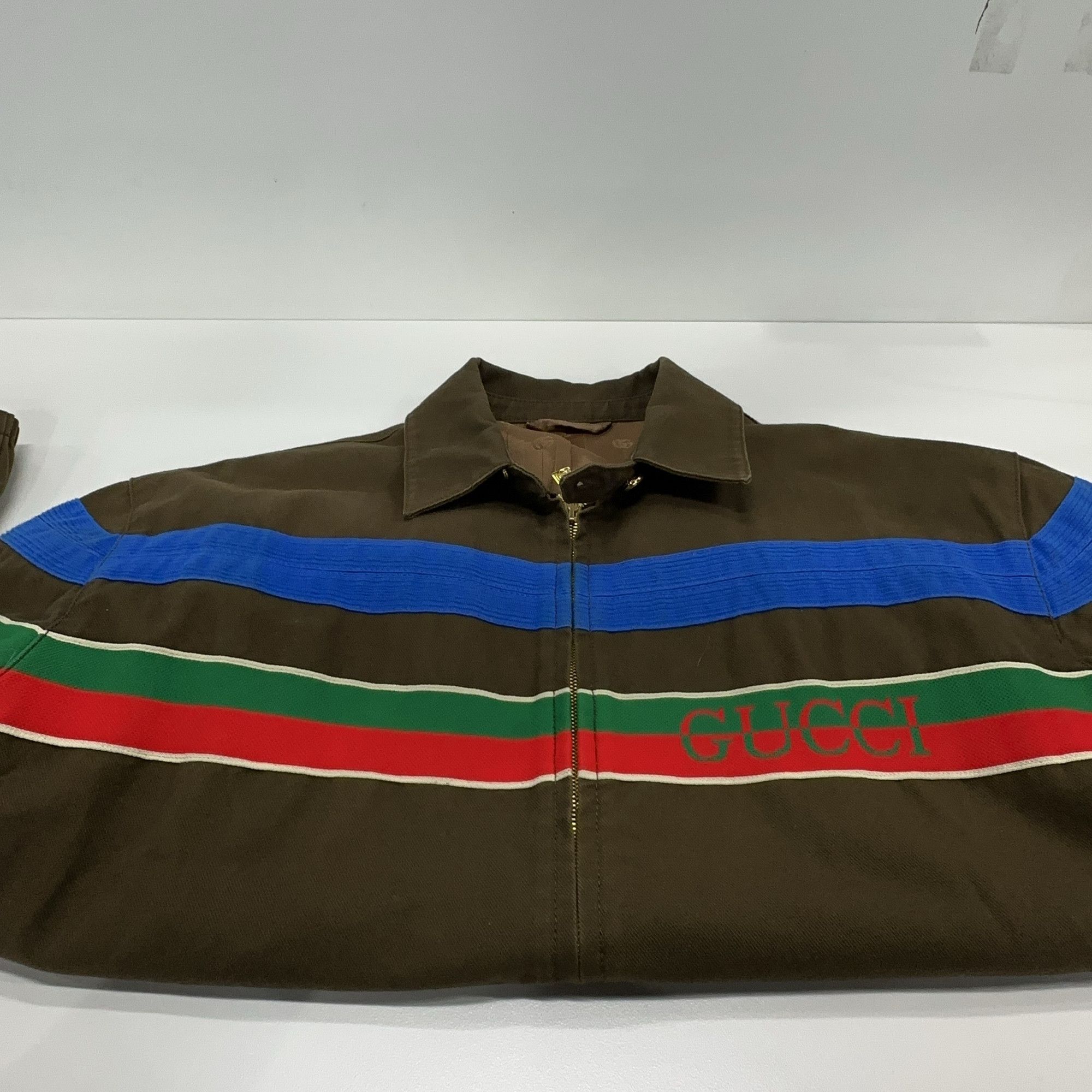 Gucci Gucci Striped Cotton Zip Jacket 46 Size US S / EU 44-46 / 1 - 7 Thumbnail