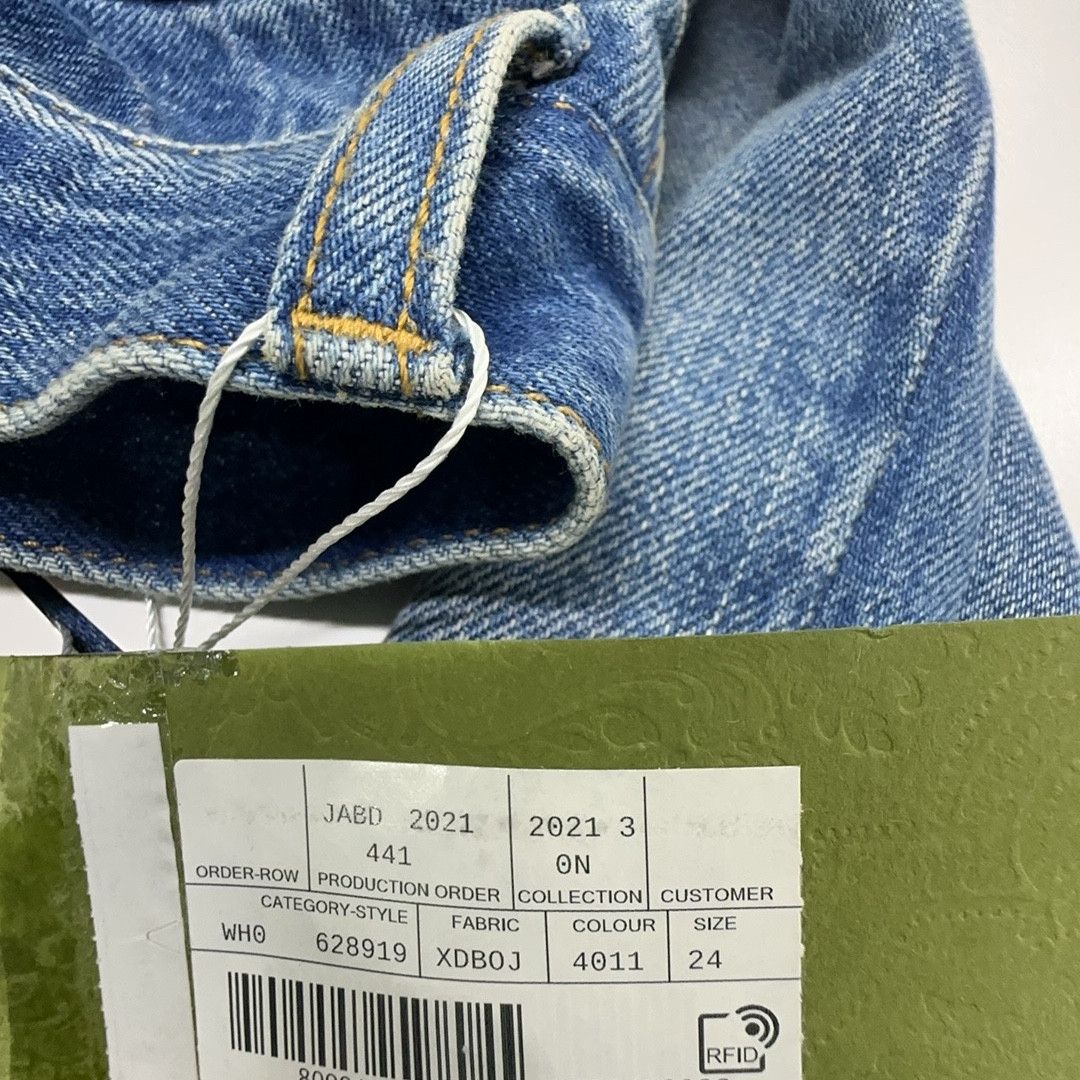 Gucci Gucci Mid-Rise Straight Leg Jeans 24 Size 24" / US 00 / IT 34 - 3 Thumbnail