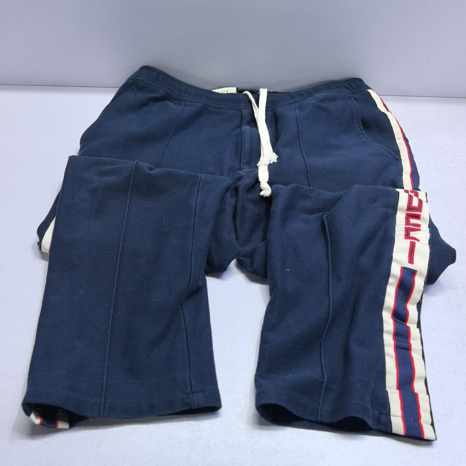 Gucci Gucci Striped Side Logo Jogger Pants Size 46 Size US 30 / EU 46 - 11 Thumbnail