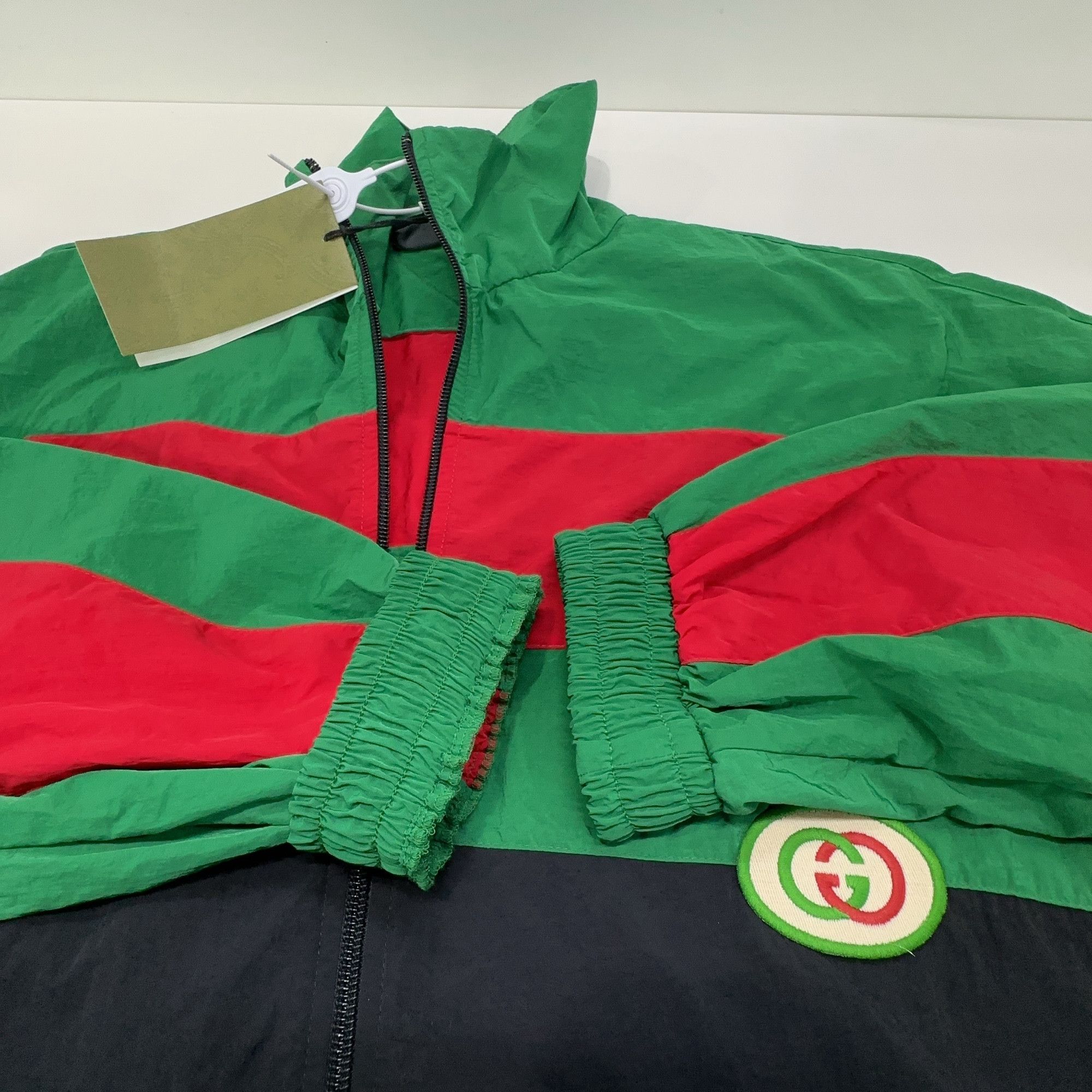 Gucci Gucci Colorblock Interlocking G Track Jacket Size L Size US L / EU 52-54 / 3 - 7 Thumbnail