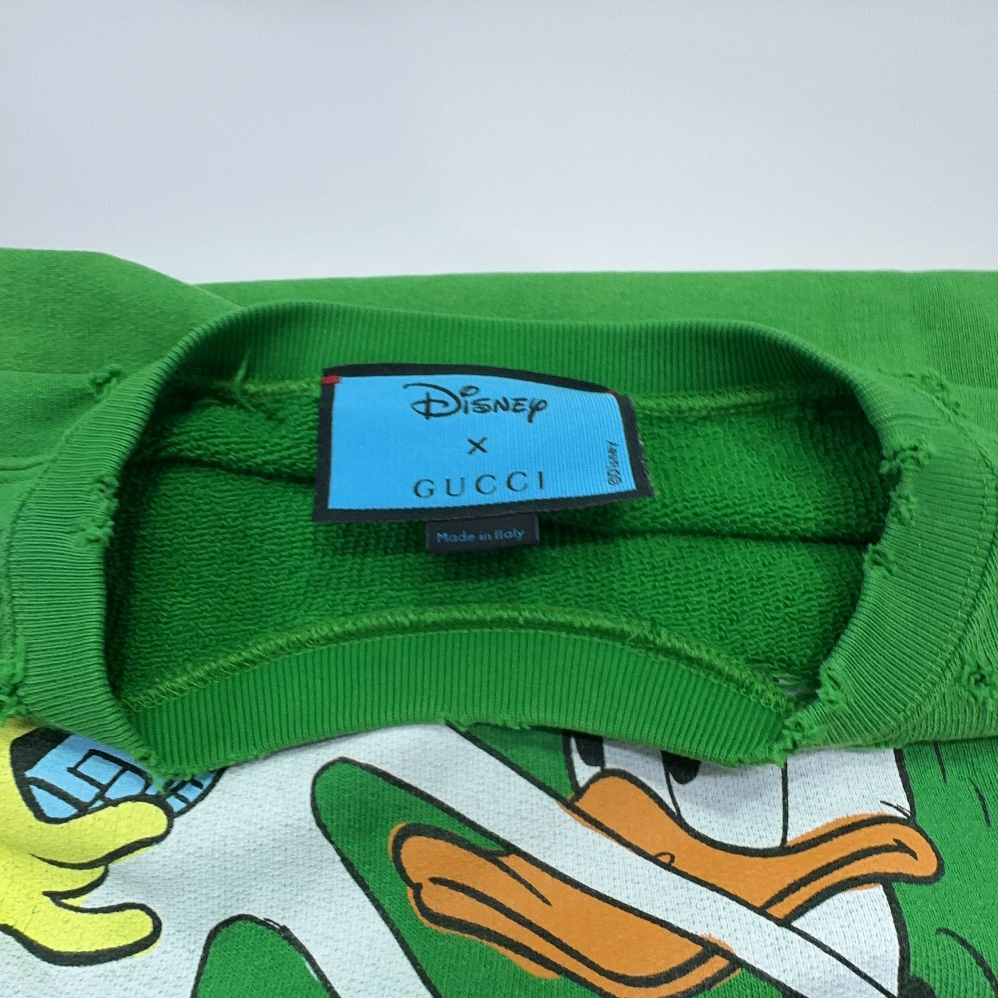 Gucci Gucci x Disney Distressed Donald Sweatshirt S Size S / US 4 / IT 40 - 6 Thumbnail
