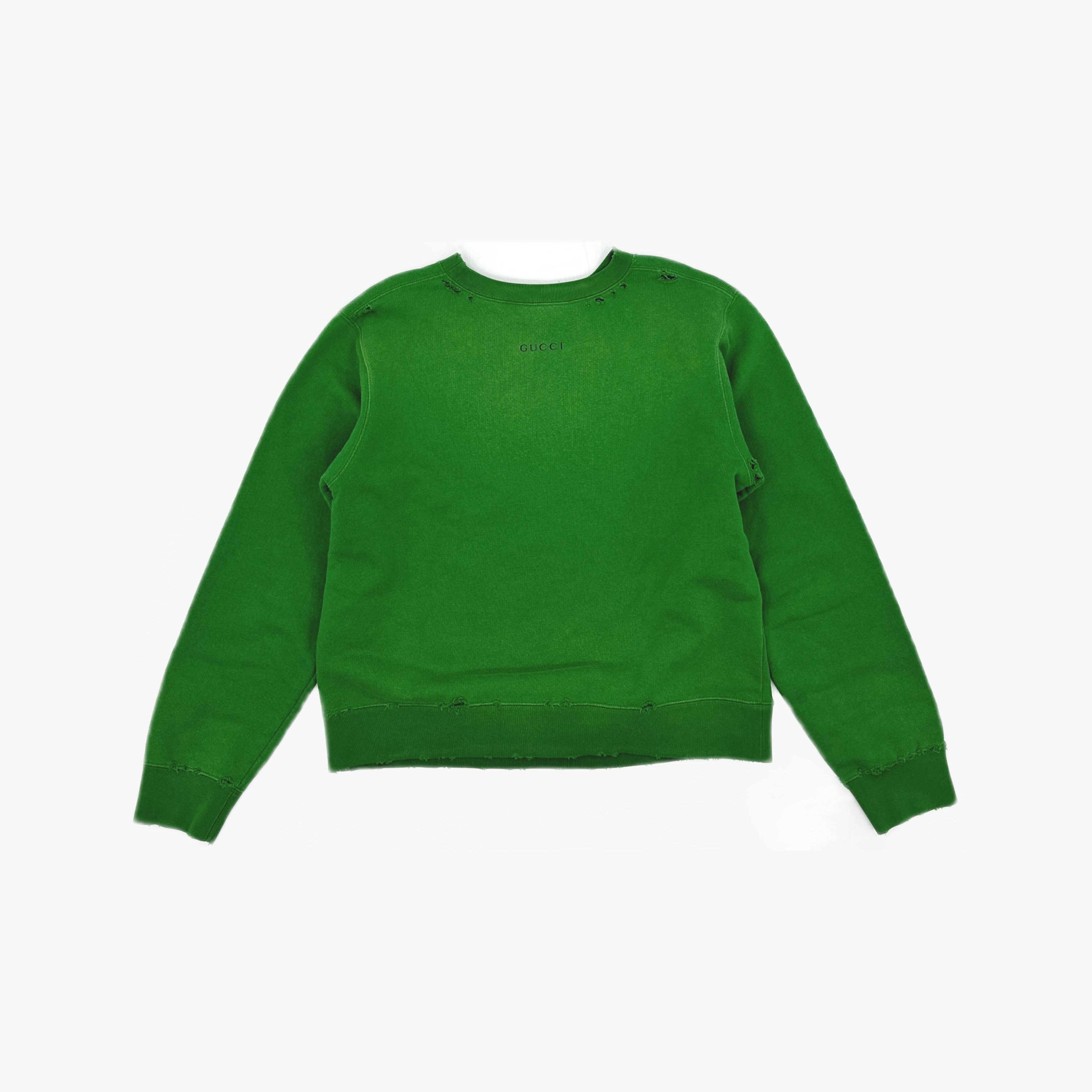 Gucci Gucci x Disney Distressed Donald Sweatshirt S Size S / US 4 / IT 40 - 2 Thumbnail