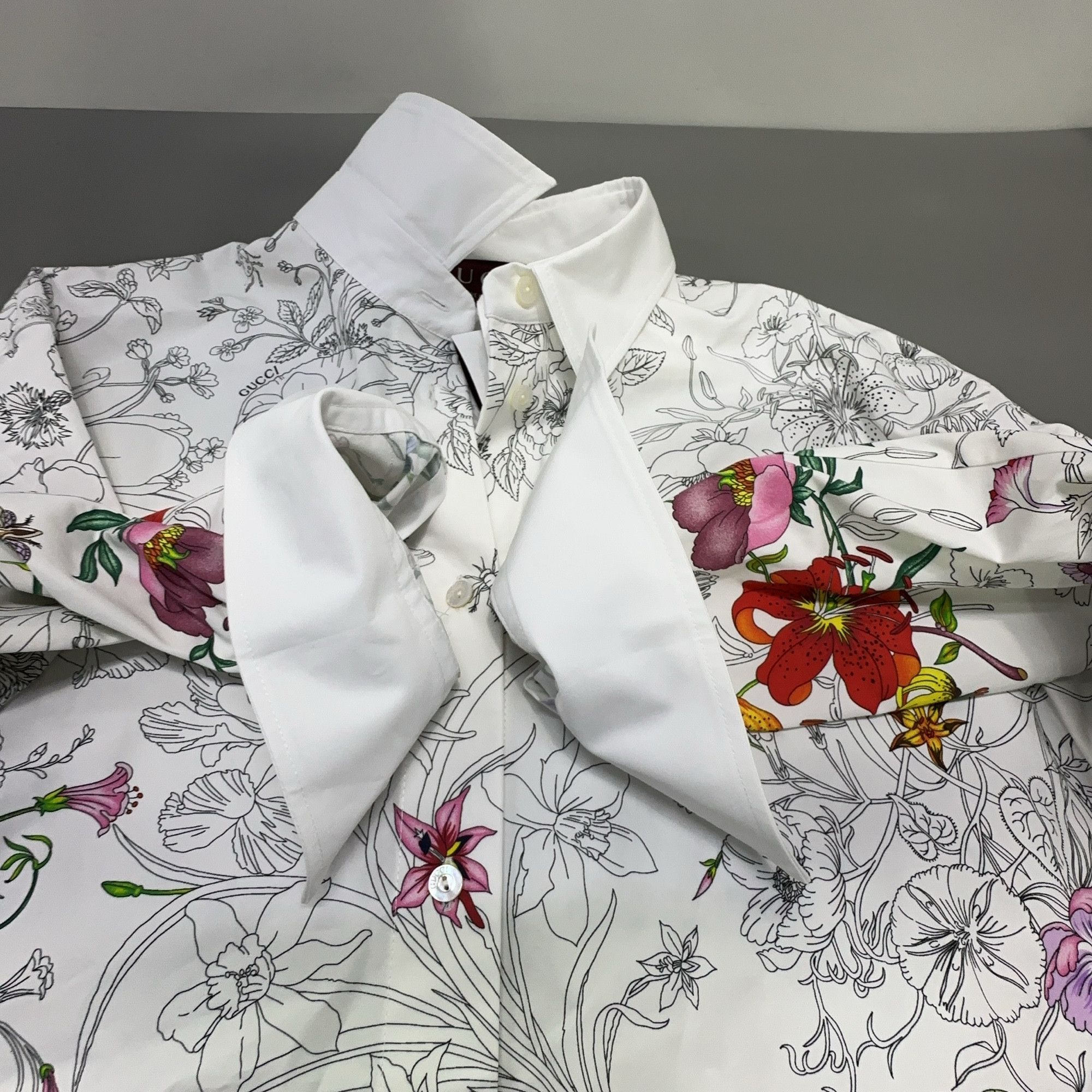 Gucci Gucci Floral Print Cotton Button Up IT 40 Size S / US 4 / IT 40 - 9 Thumbnail