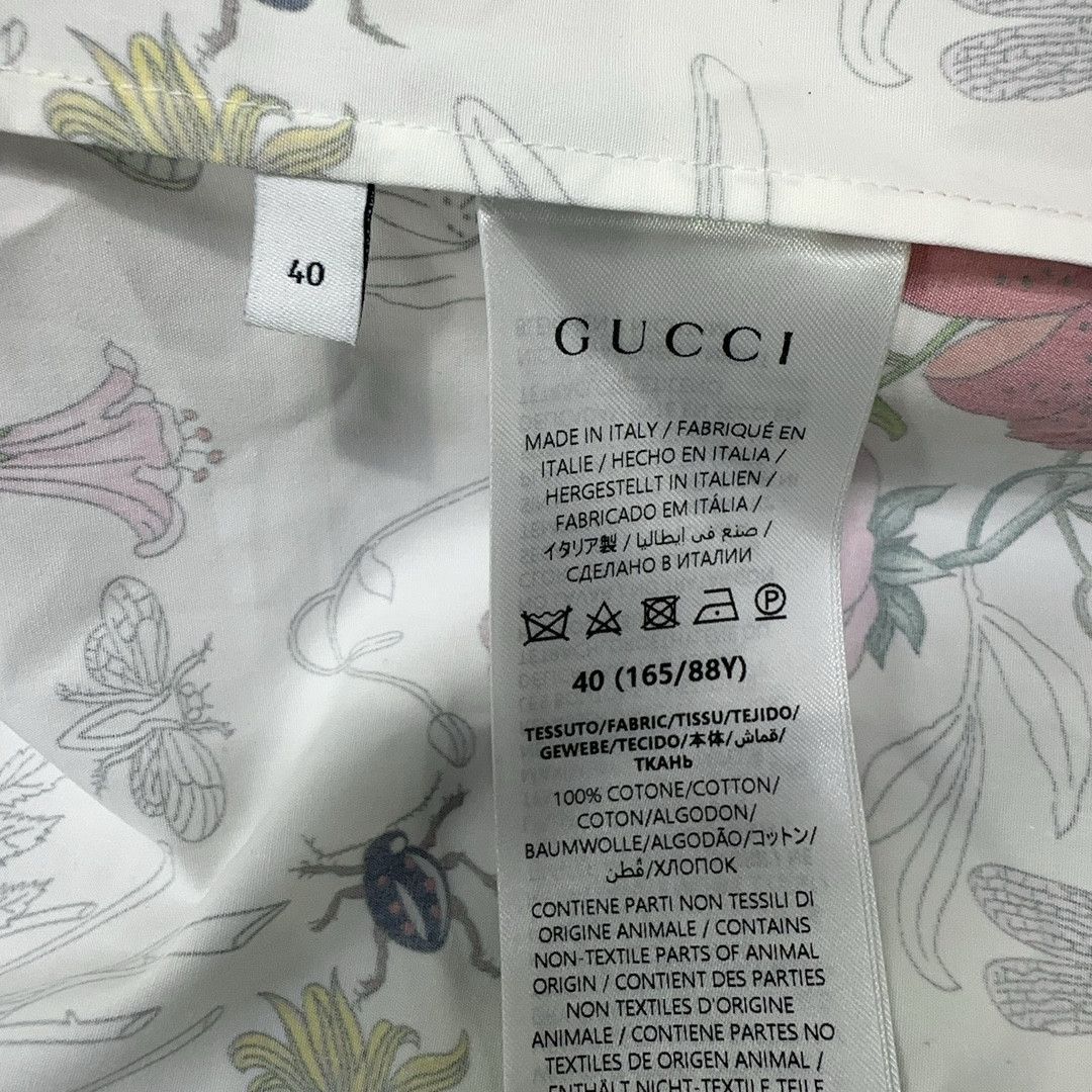 Gucci Gucci Floral Print Cotton Button Up IT 40 Size S / US 4 / IT 40 - 4 Thumbnail