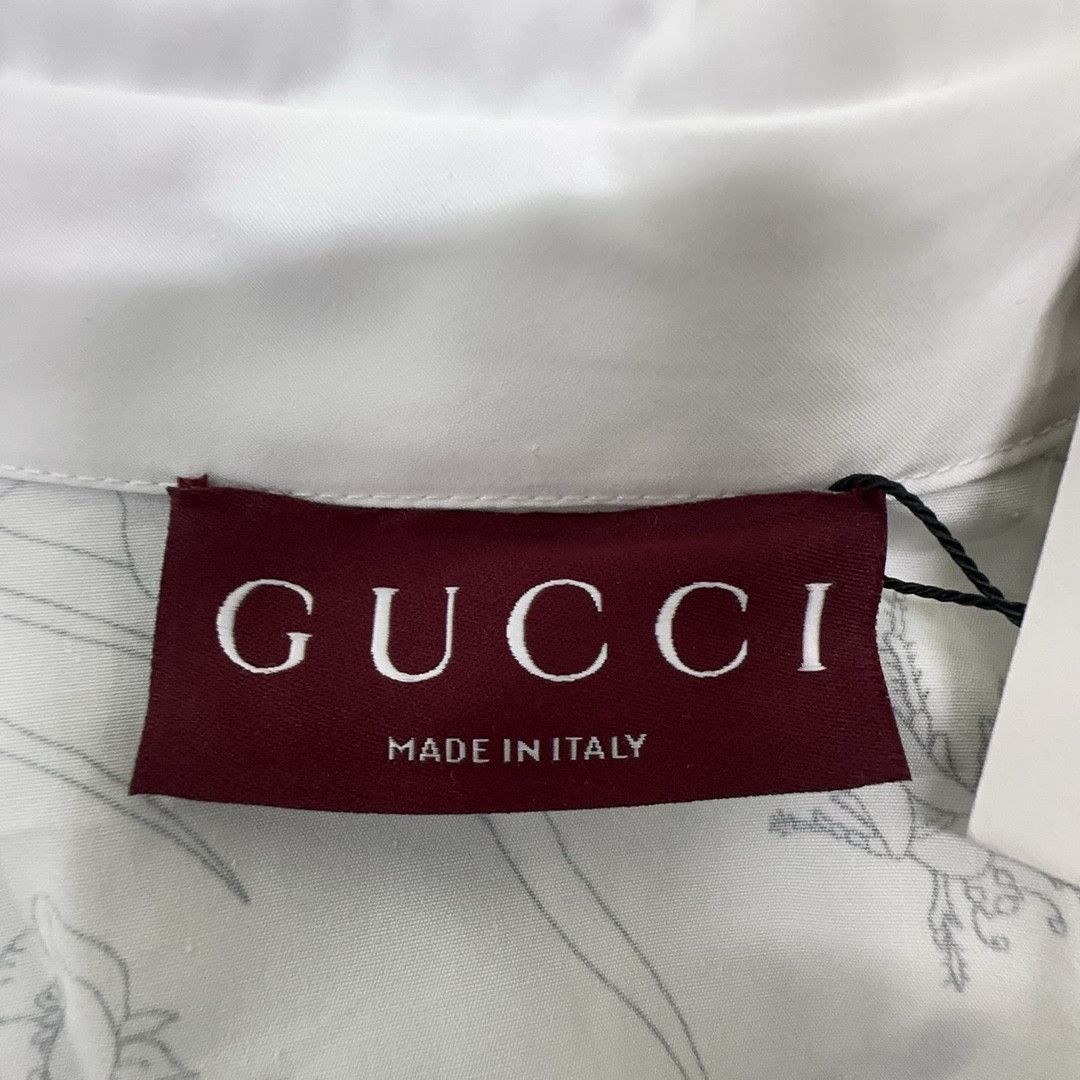Gucci Gucci Floral Print Cotton Button Up IT 40 Size S / US 4 / IT 40 - 3 Thumbnail