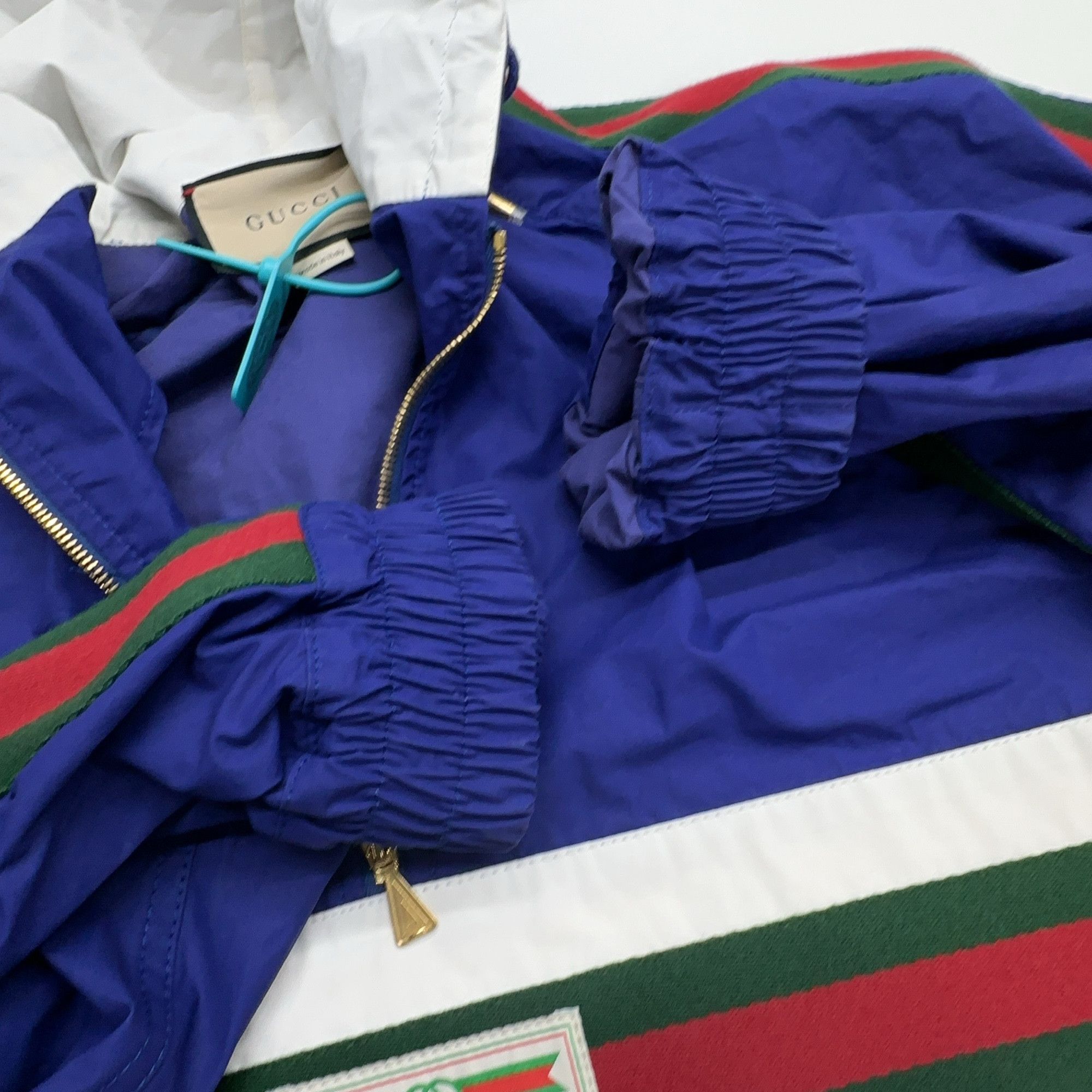 Gucci Gucci SS22 Web Stripe Hooded Jacket Size 50 Size US M / EU 48-50 / 2 - 8 Thumbnail