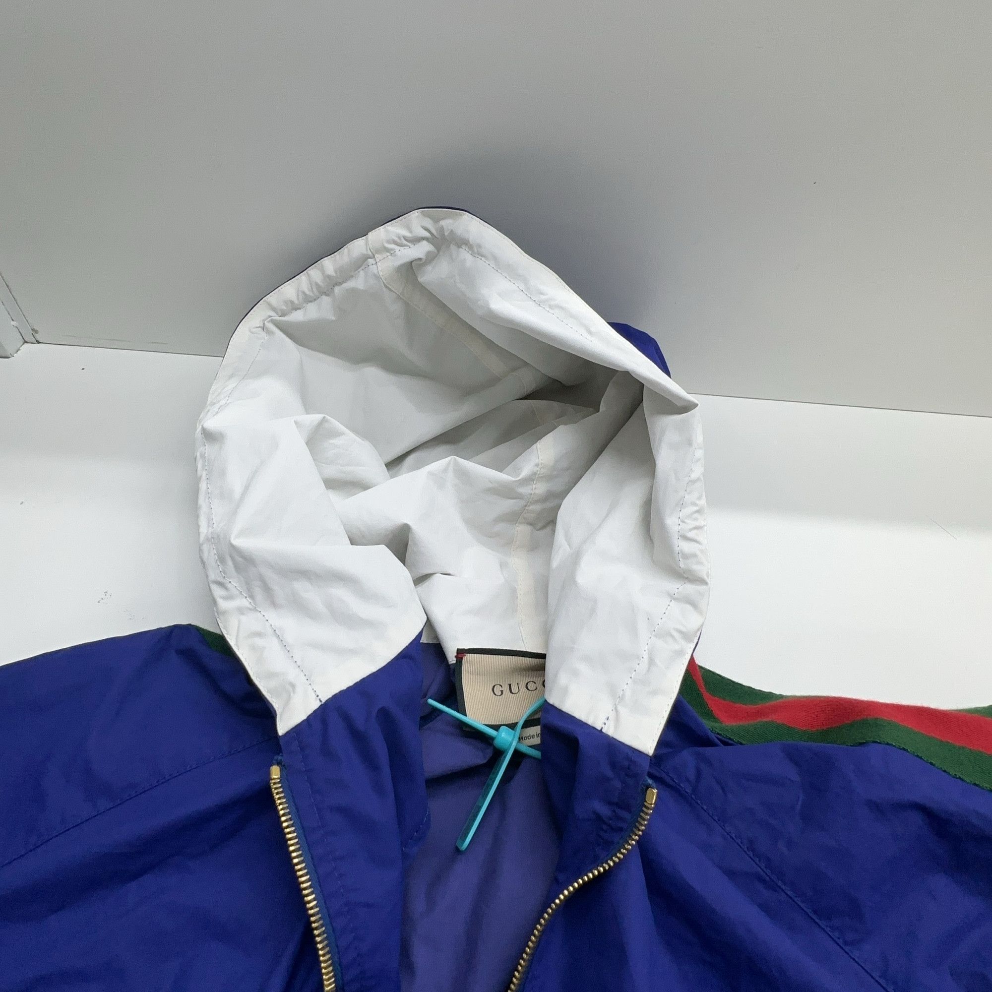 Gucci Gucci SS22 Web Stripe Hooded Jacket Size 50 Size US M / EU 48-50 / 2 - 7 Thumbnail
