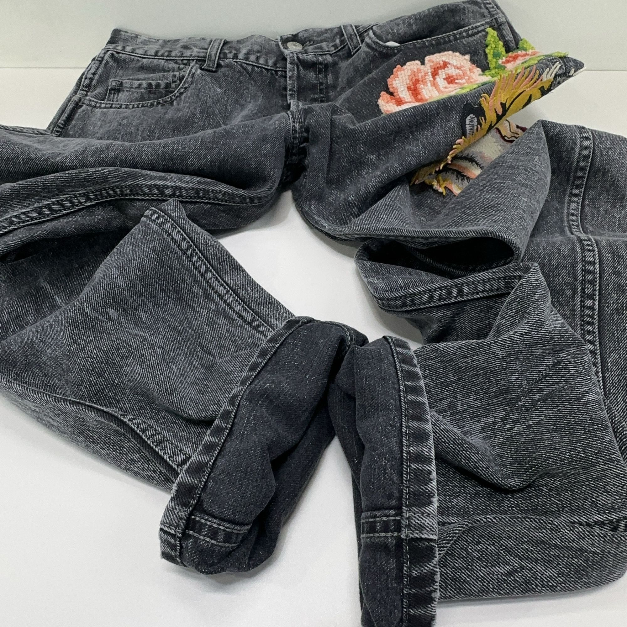 Gucci Gucci Tiger & Flower Embroidered Washed Jeans 32 Size US 32 / EU 48 - 9 Thumbnail