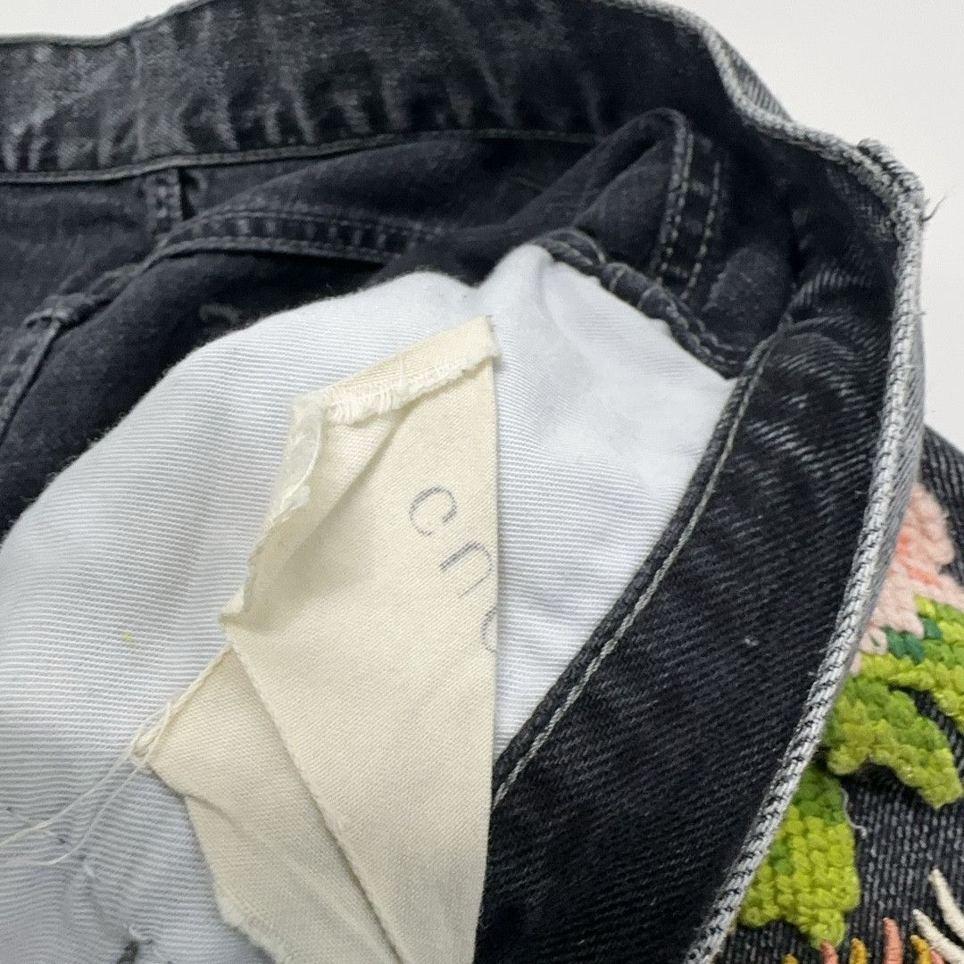 Gucci Gucci Tiger & Flower Embroidered Washed Jeans 32 Size US 32 / EU 48 - 6 Thumbnail