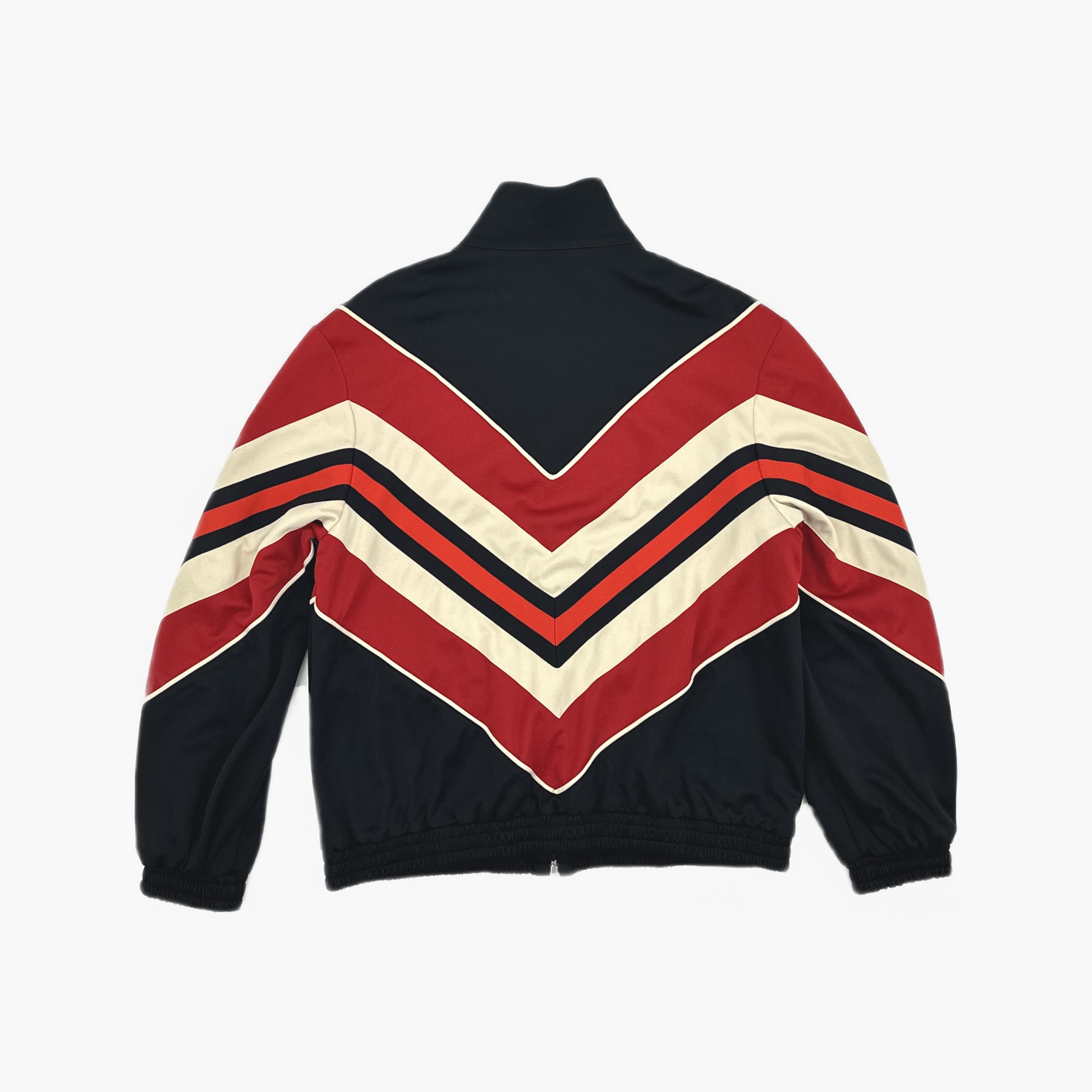 Gucci Gucci Band Chevron Stripe Track Jacket Size L Size US L / EU 52-54 / 3 - 2 Thumbnail