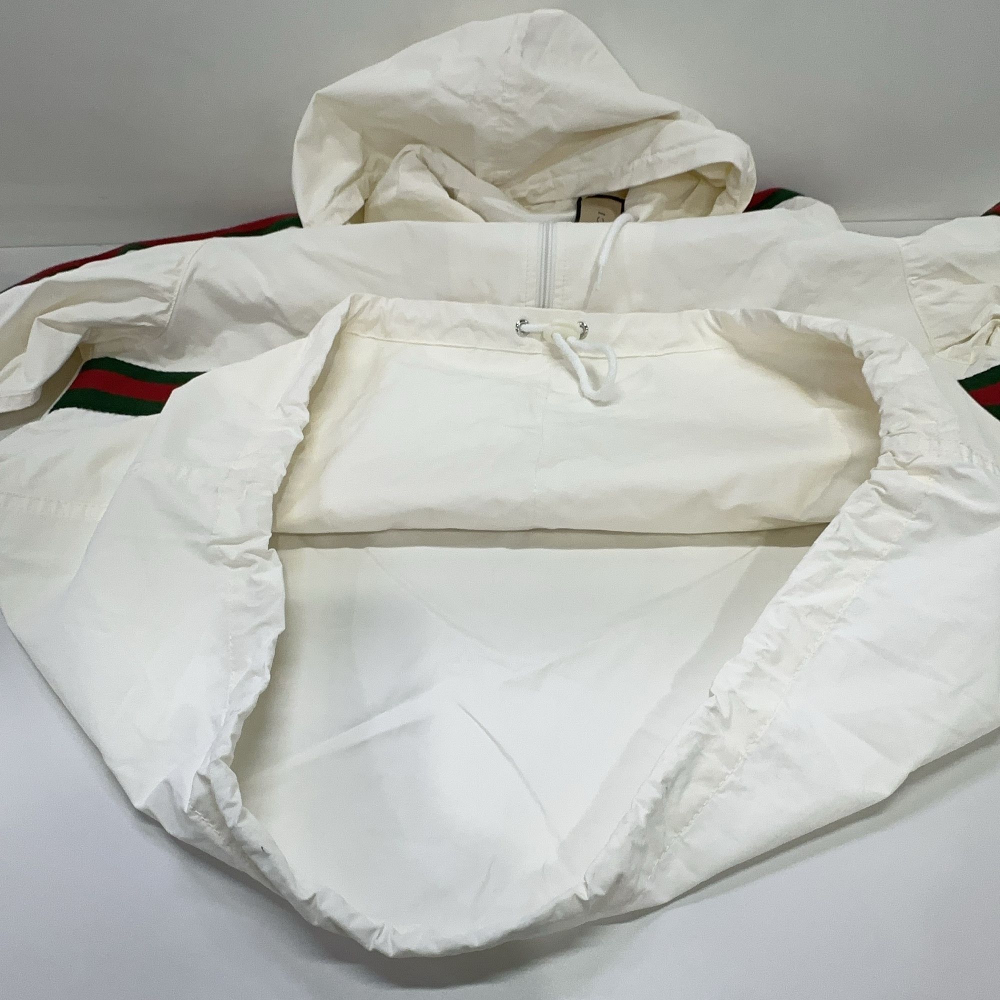 Gucci Gucci Logo Stripe Half-Zip Hooded Windbreaker Size 46 Size US S / EU 44-46 / 1 - 10 Thumbnail
