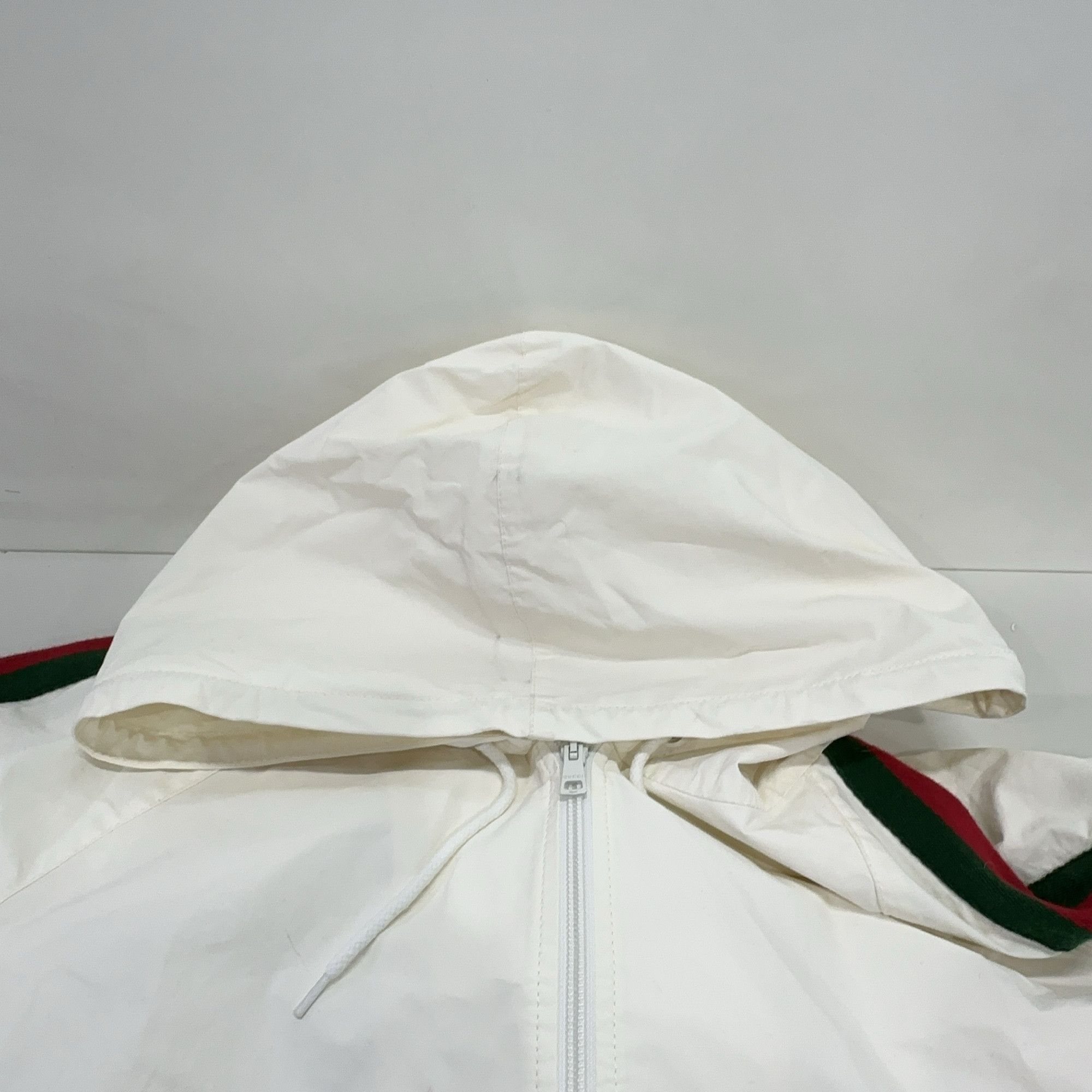 Gucci Gucci Logo Stripe Half-Zip Hooded Windbreaker Size 46 Size US S / EU 44-46 / 1 - 7 Thumbnail