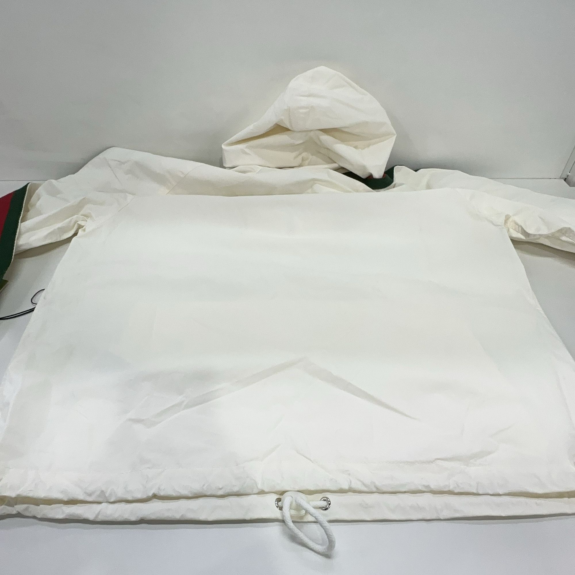 Gucci Gucci Logo Stripe Half-Zip Hooded Windbreaker Size 46 Size US S / EU 44-46 / 1 - 14 Thumbnail