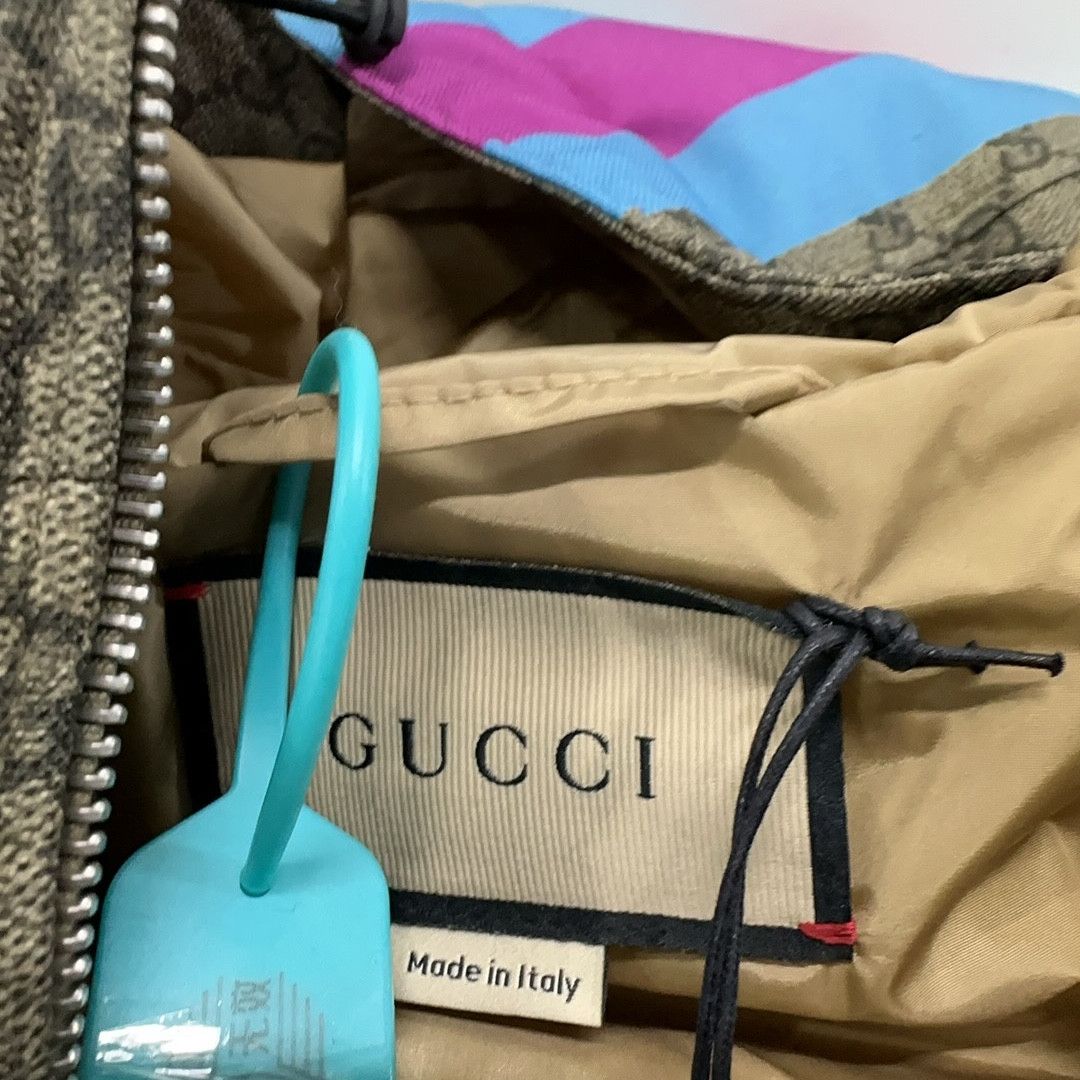 Gucci Gucci GG Supreme Striped Hooded Jacket 46 Size US S / EU 44-46 / 1 - 6 Thumbnail
