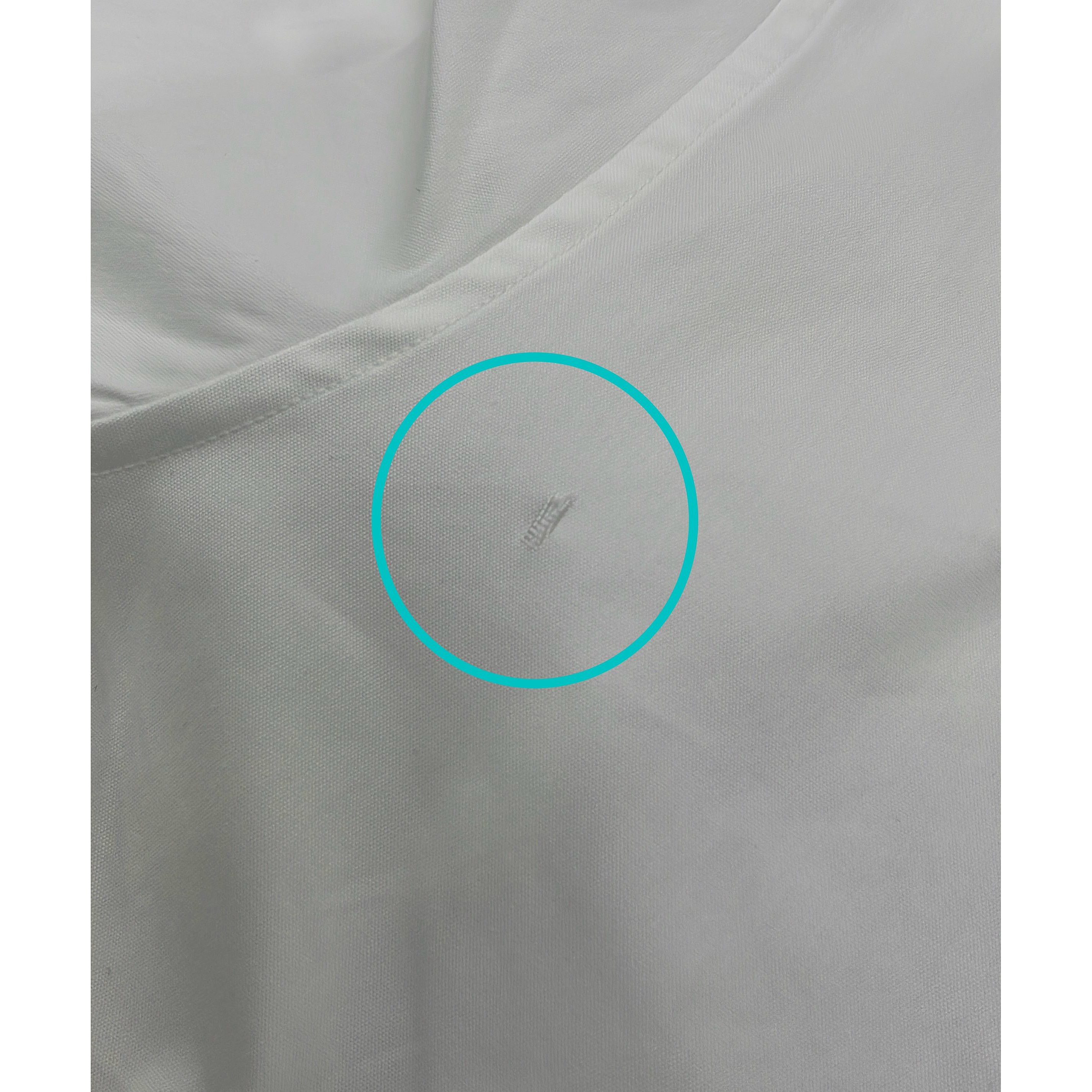 Gucci Gucci Solid White Cotton Button Up Shirt Size 15.5 Size US M / EU 48-50 / 2 - 7 Thumbnail