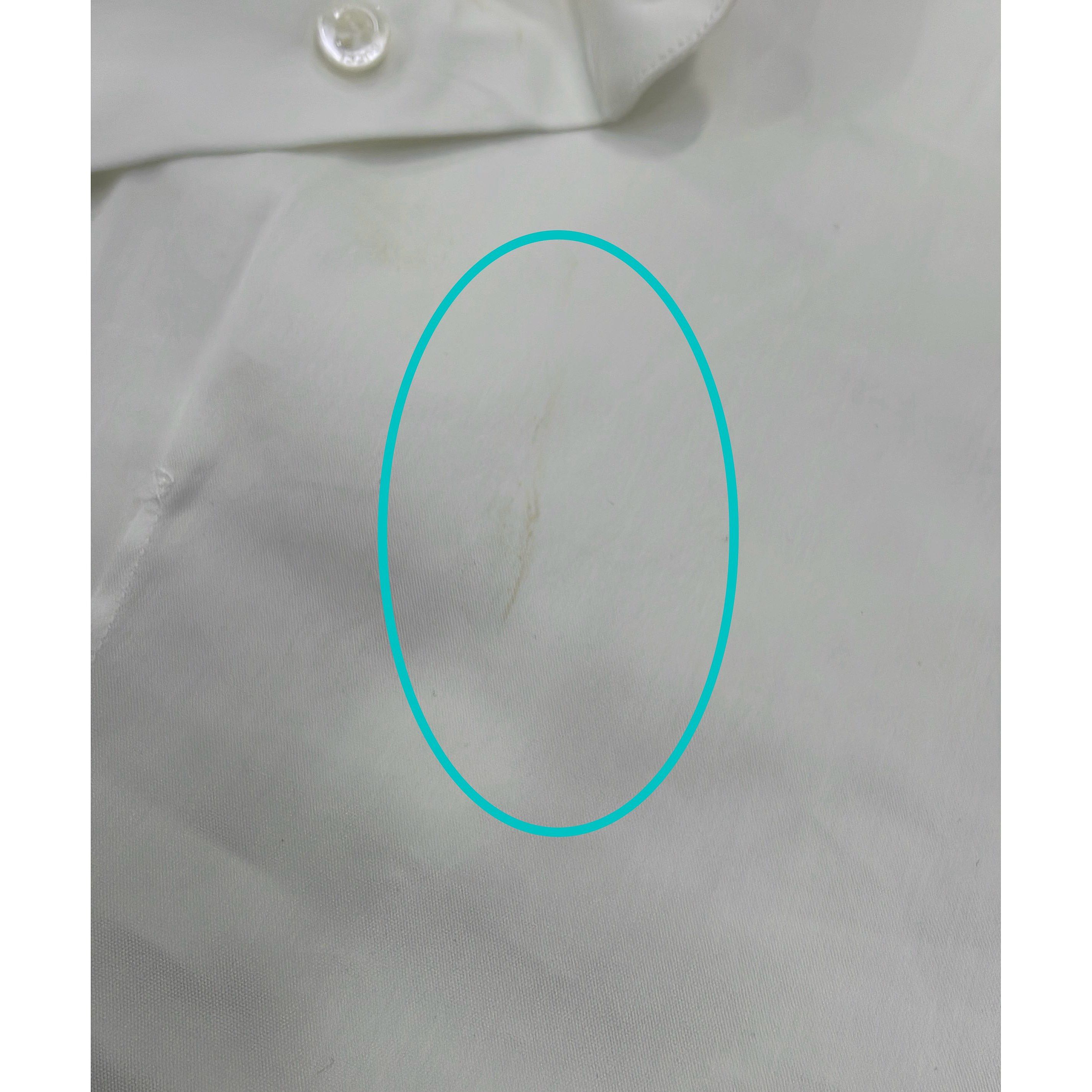 Gucci Gucci Solid White Cotton Button Up Shirt Size 15.5 Size US M / EU 48-50 / 2 - 6 Thumbnail