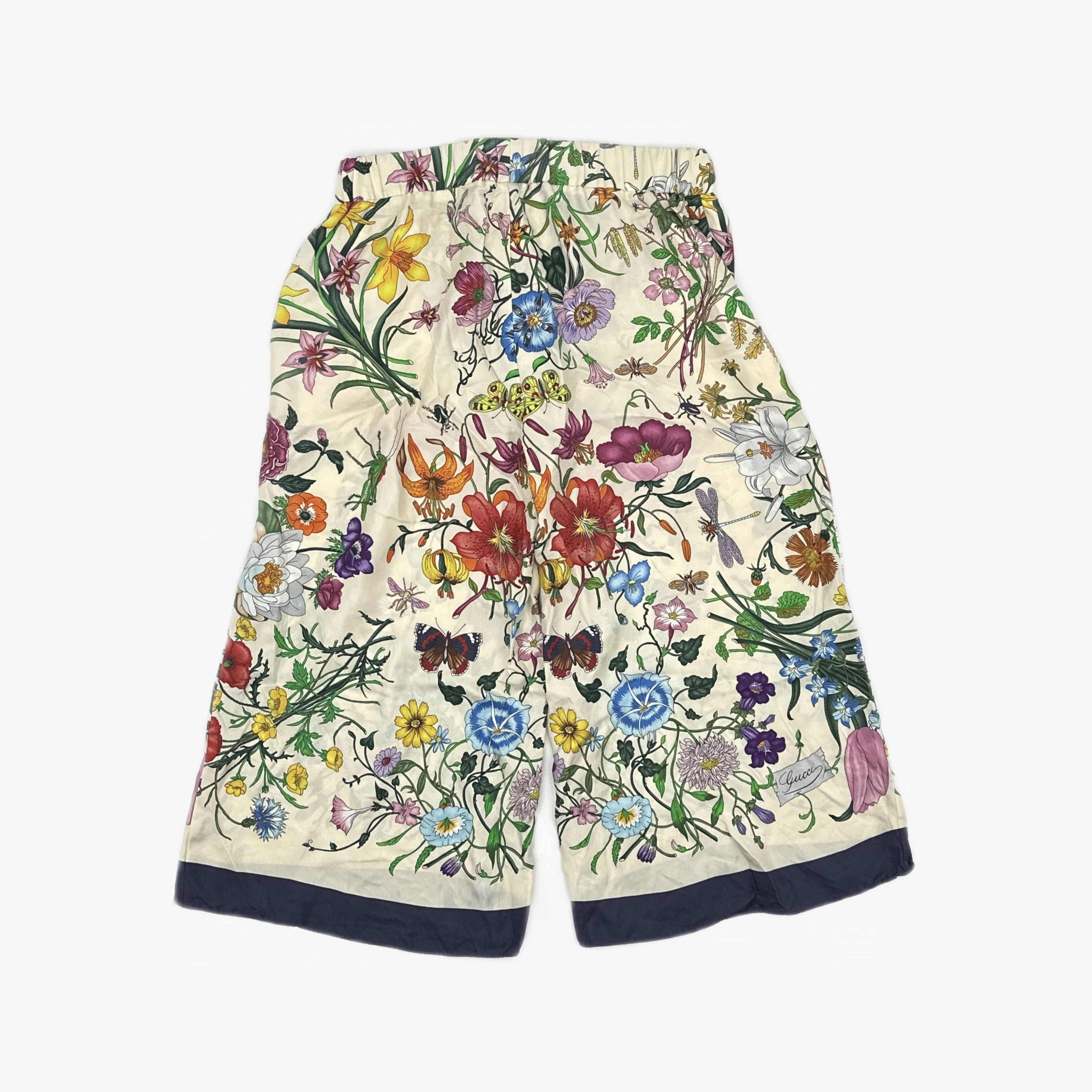 Gucci Gucci Floral Print Silk Pajama Pants 40 Size 27" / US 4 / IT 40 - 2 Thumbnail