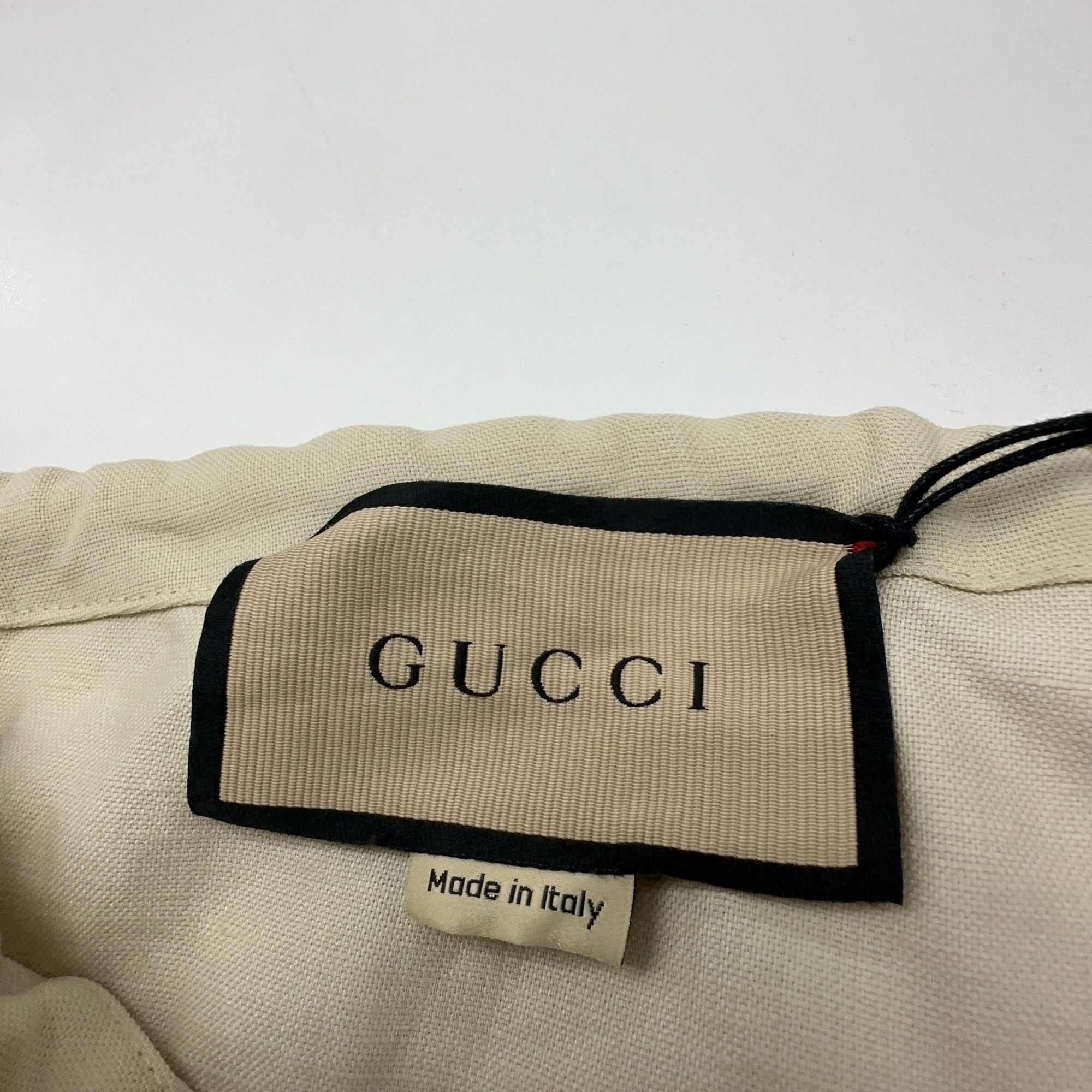 Gucci Gucci Cotton Linen Drawstring Joggers Size 40 Size 27" / US 4 / IT 40 - 2 Thumbnail