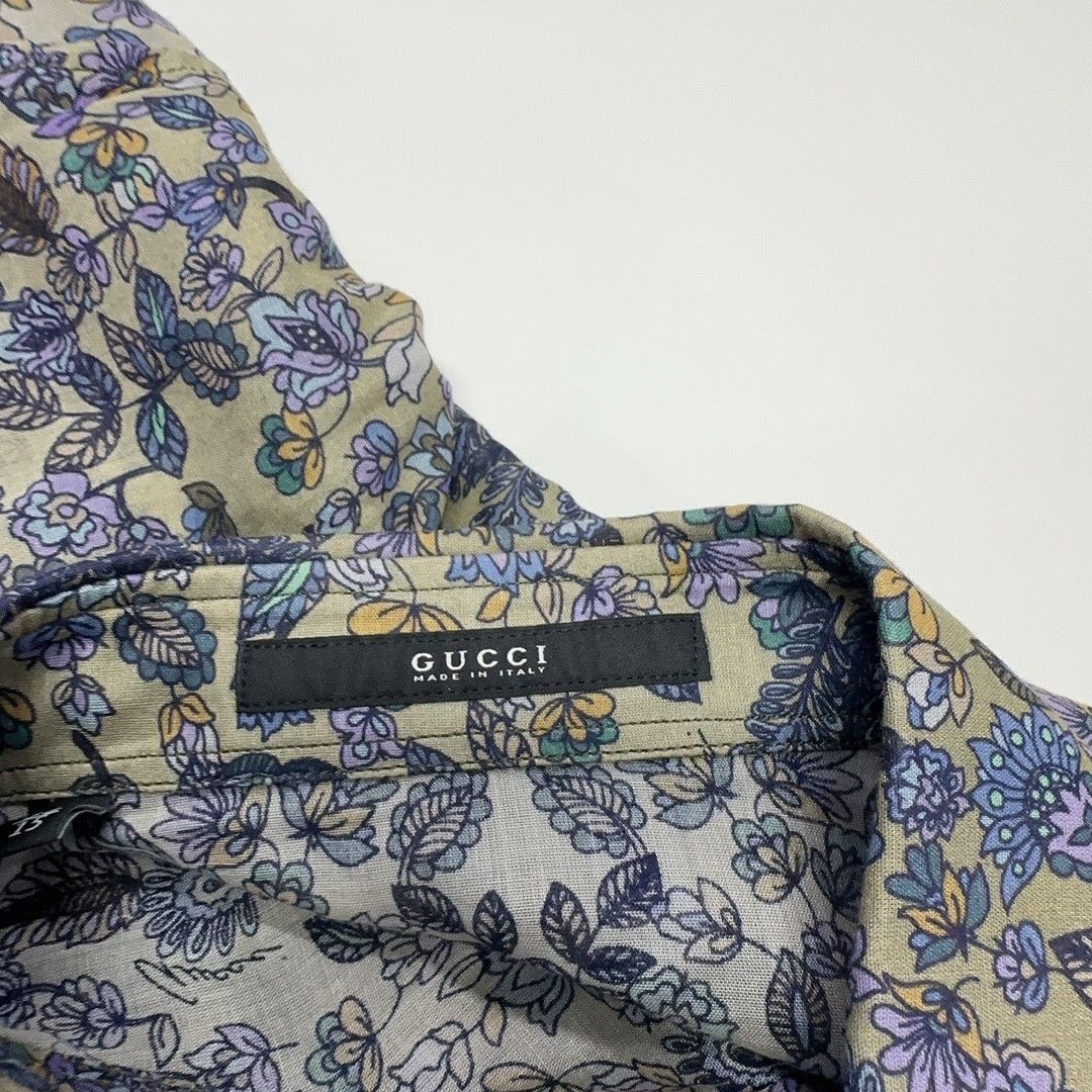 Gucci Gucci Floral Paisley Button Up Shirt 38 Size US S / EU 44-46 / 1 - 4 Thumbnail