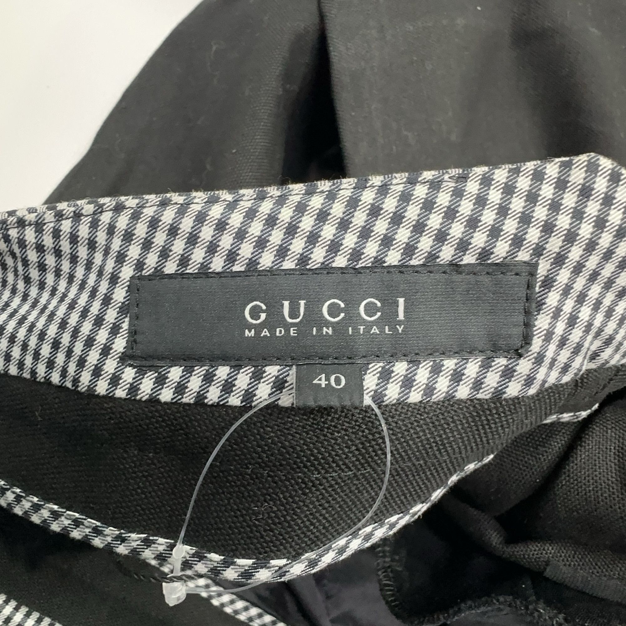 Gucci Gucci Gingham Trim Cropped Trousers Size IT 40 Size 27" / US 4 / IT 40 - 6 Thumbnail